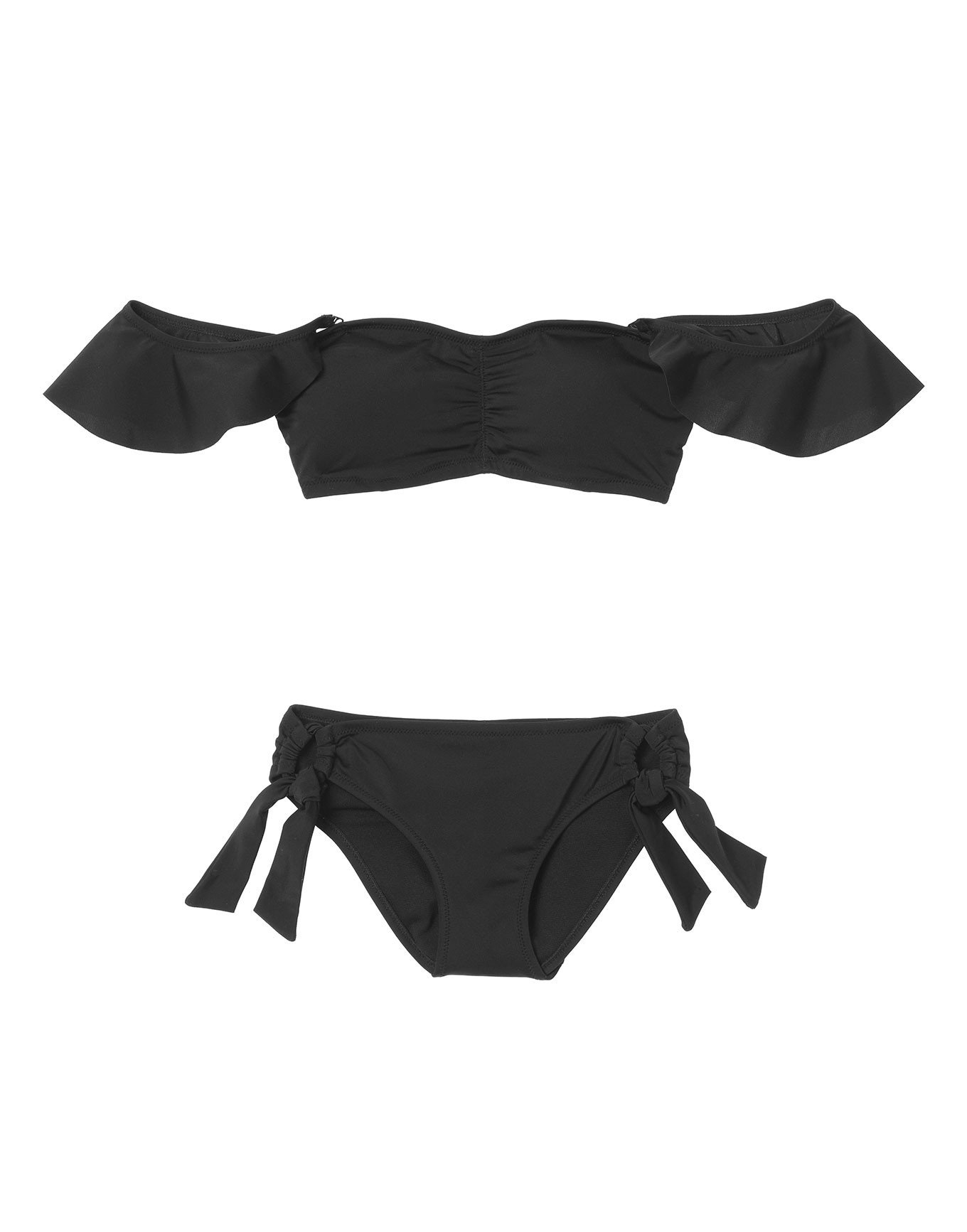 Zoee Black Bikini Contour Bandeau S XL Adore Me