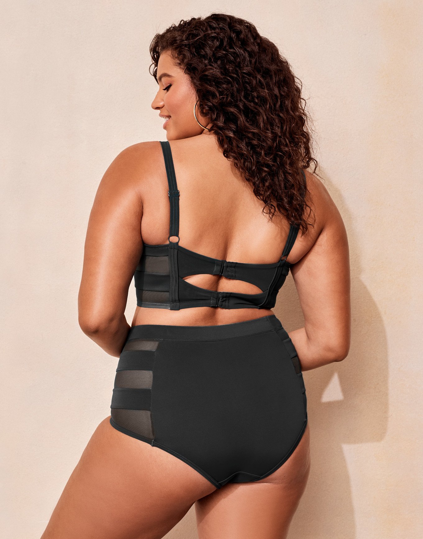 Daeny Black Plus Bikini Contour Balconette 38DDD 42DD Adore Me
