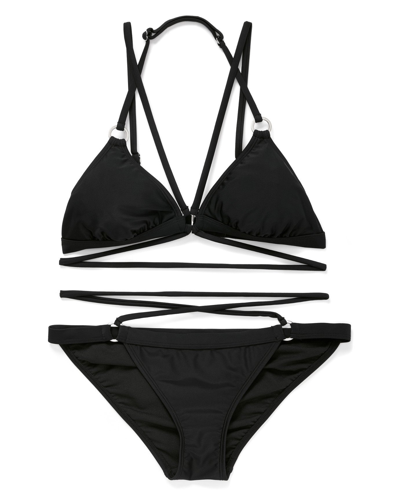Marsala Black Bikini M Adore Me