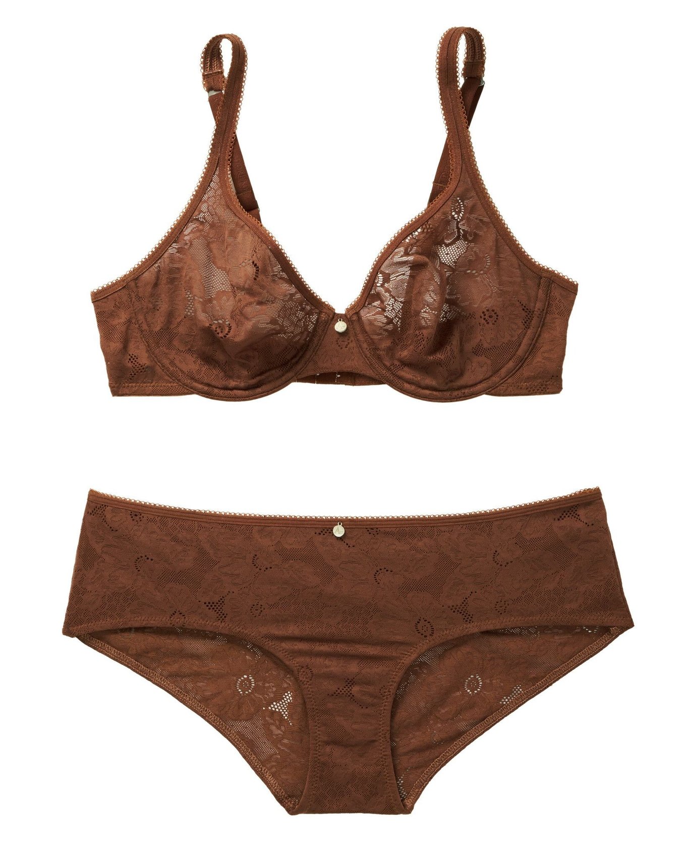 Celestine Dark Brown 2 Unlined Full Coverage 32D 38B Adore Me