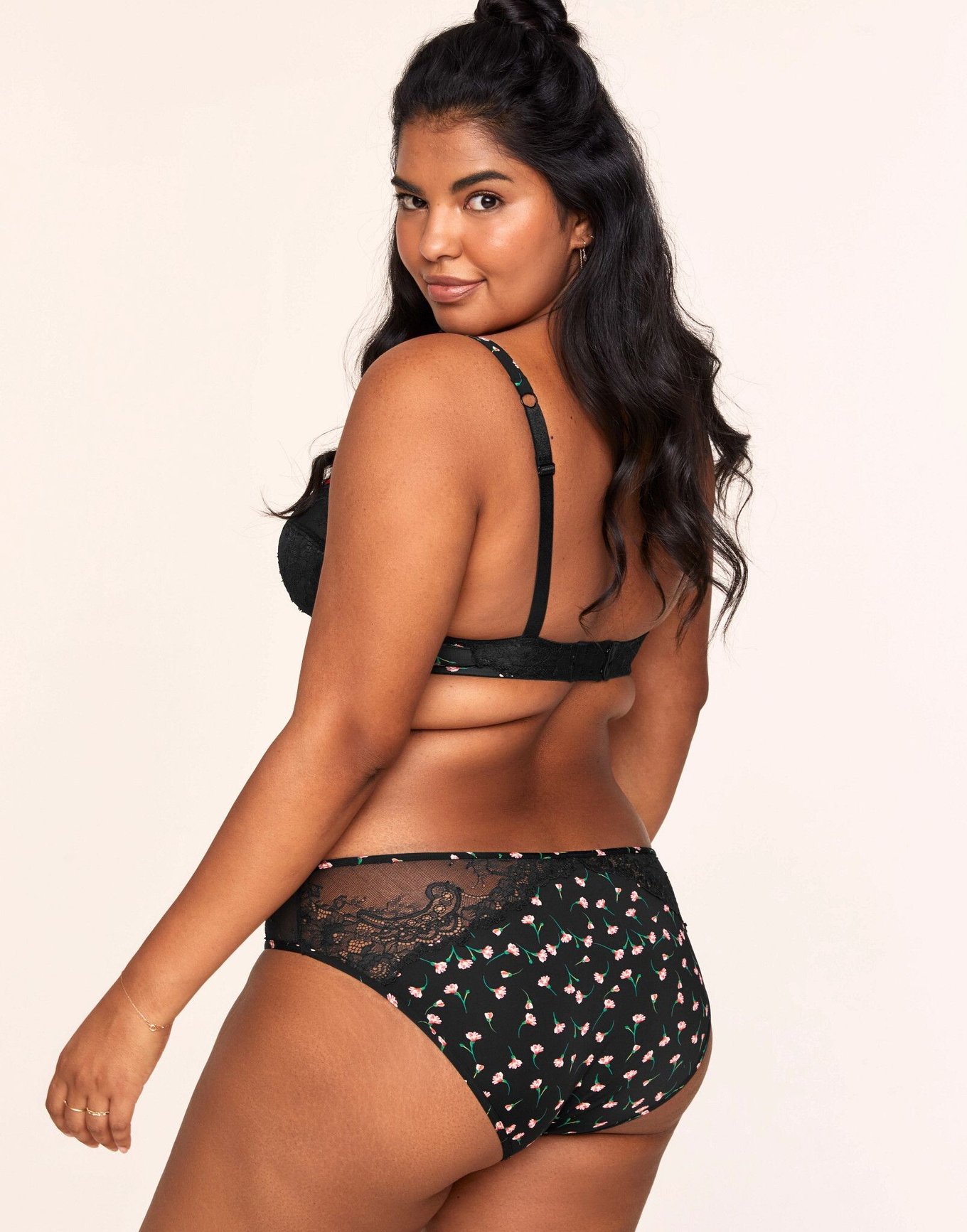 Caen Floral Black Plus Unlined Balconette Dd Ddd Adore Me