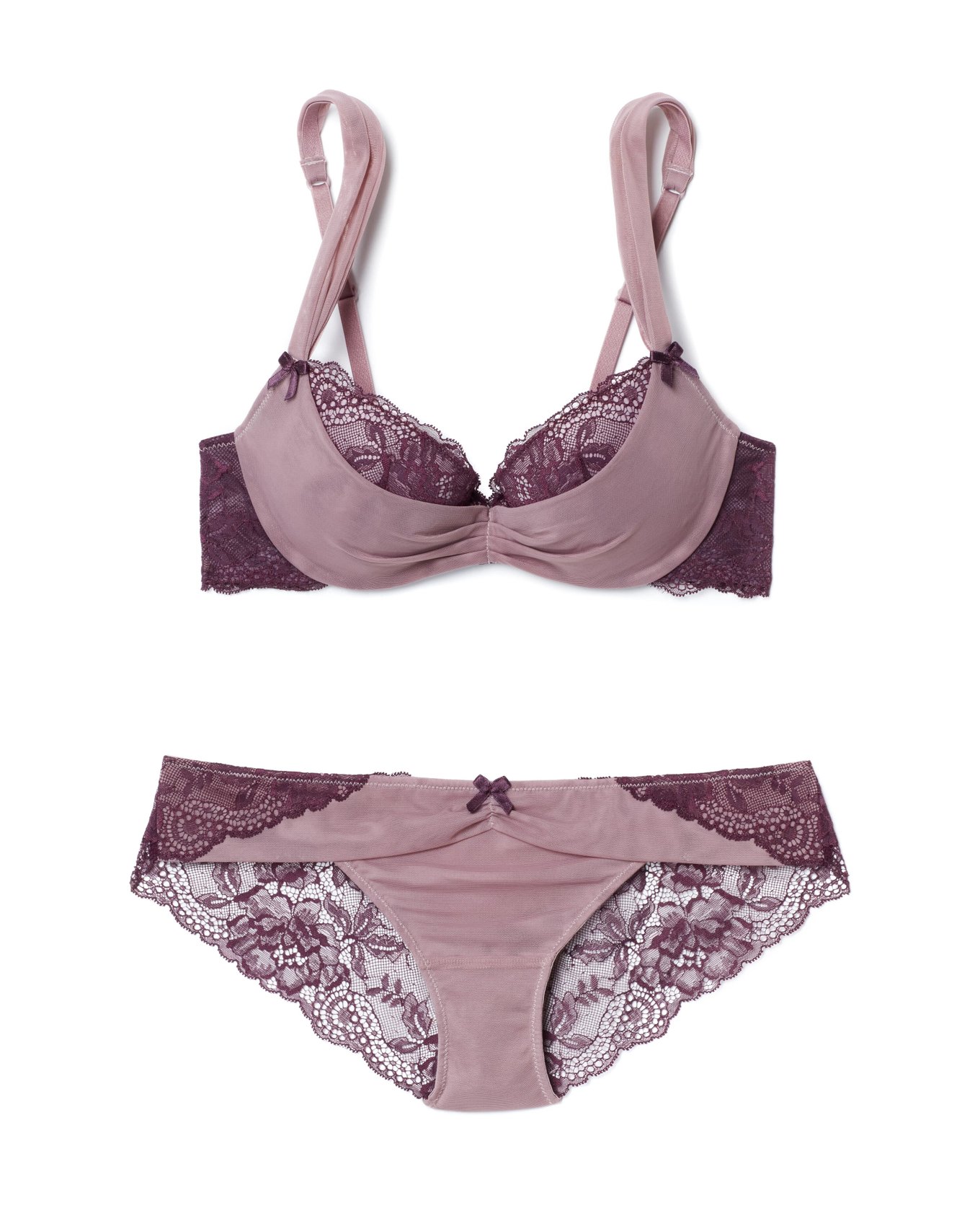 Clairabelle Dark Purple 5 Push Up Demi 32DDD Adore Me