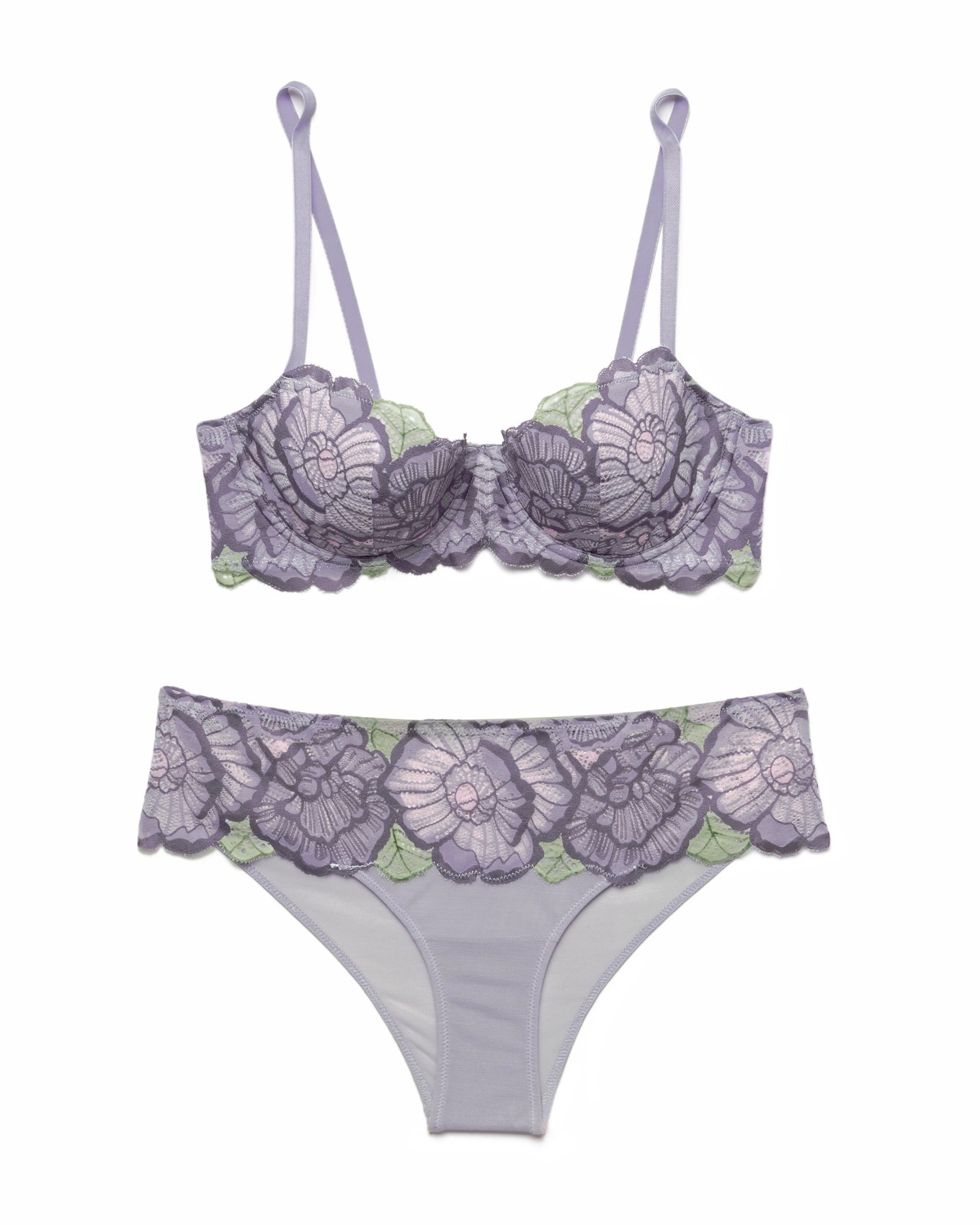 Colete Floral Gray Contour Balconette A D Adore Me