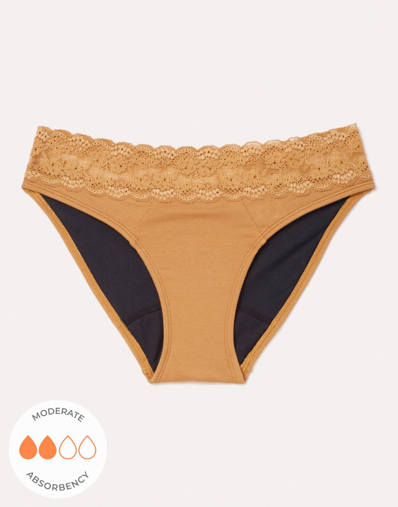 Alice Bikini Brown Cotton Period Panties Adore Me