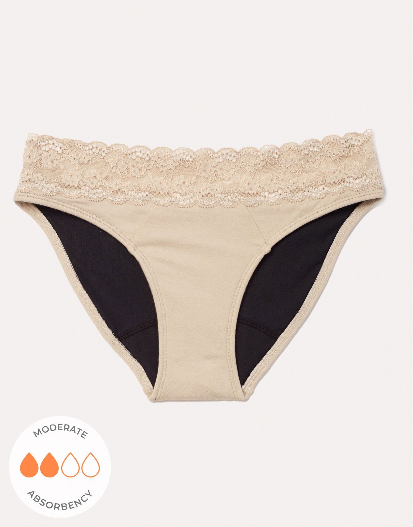 Alice Bikini Gray Cotton Period Panties Adore Me