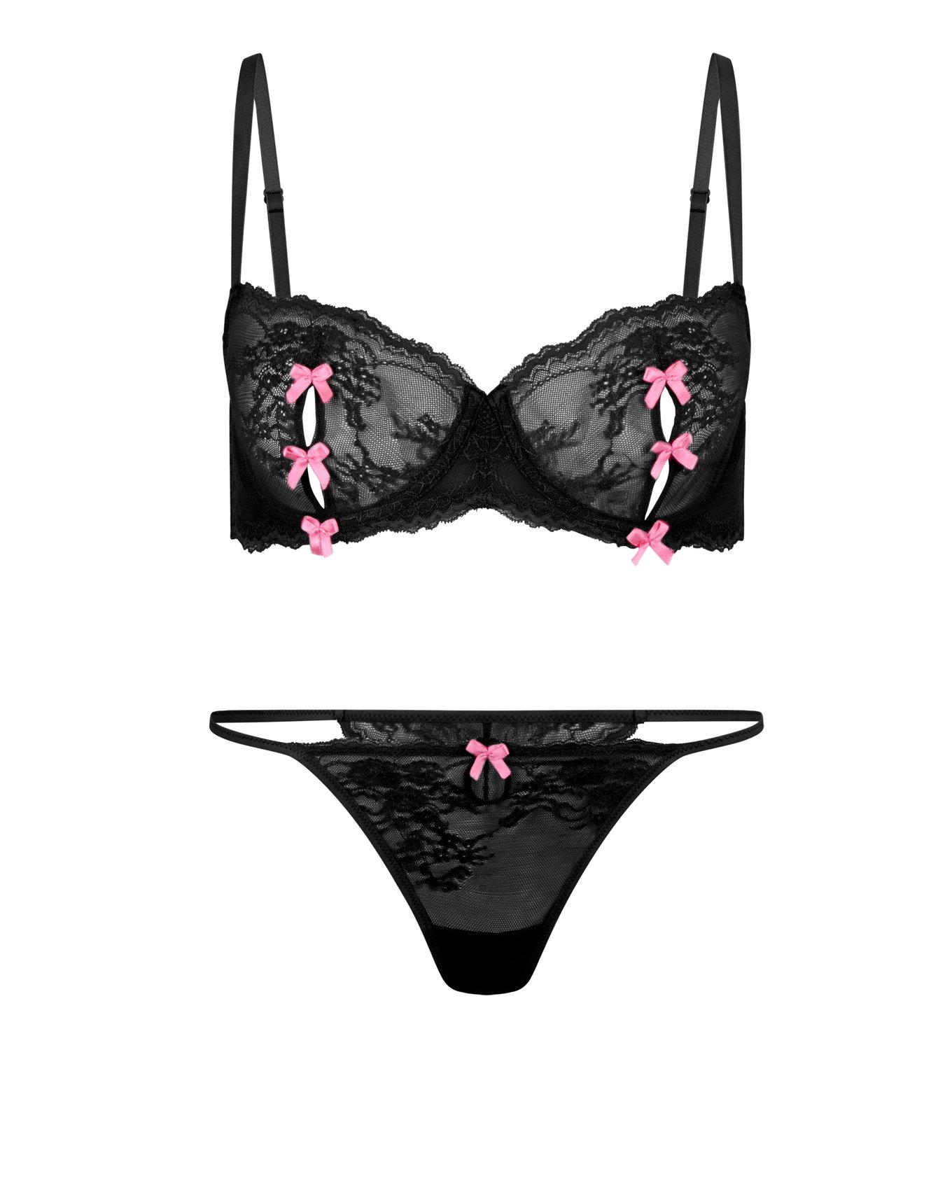 Margeaux Black Plus Unlined Balconette Dd Ddd Adore Me