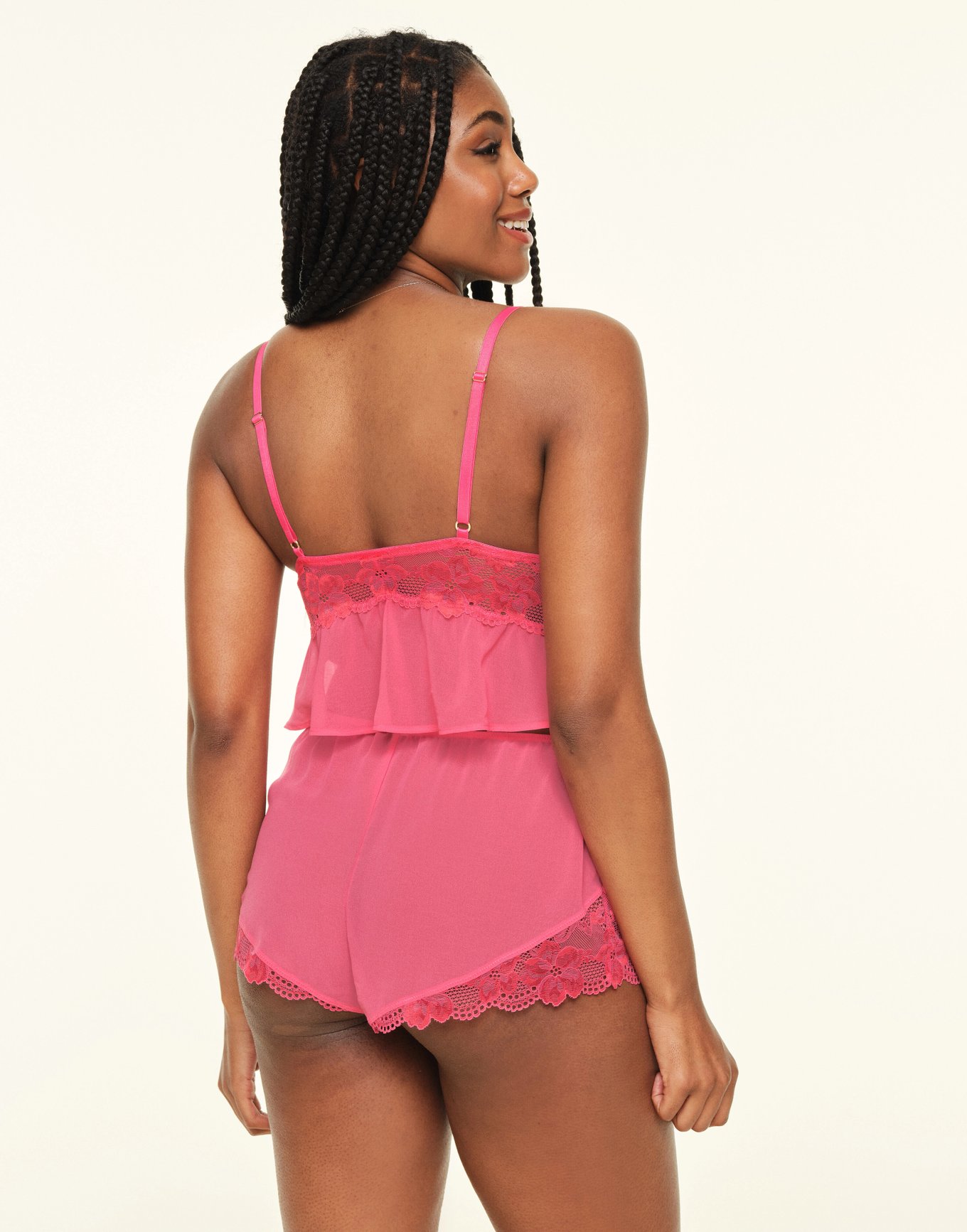 Tammy Dark Pink Camisole And Short Set XS XL Adore Me