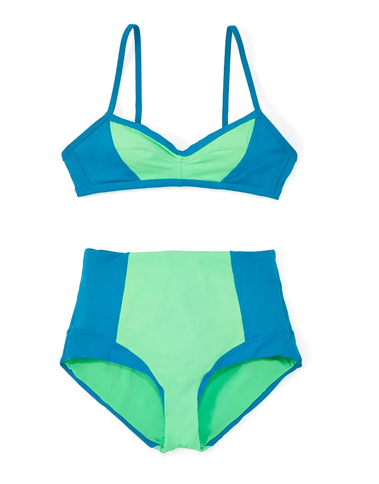 Odyssia Dark Blue 2 Unlined swimwear bundle Still 1