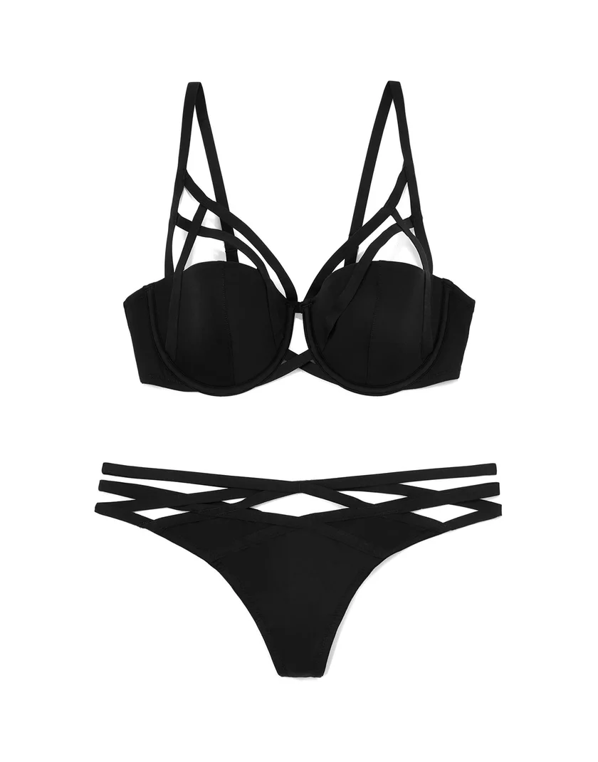 Chyance Black 2 Contour bra bundle Still 3