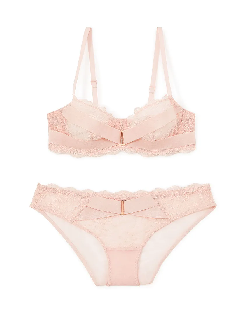 Monett Medium Pink 2 Unlined bra bundle Still 1