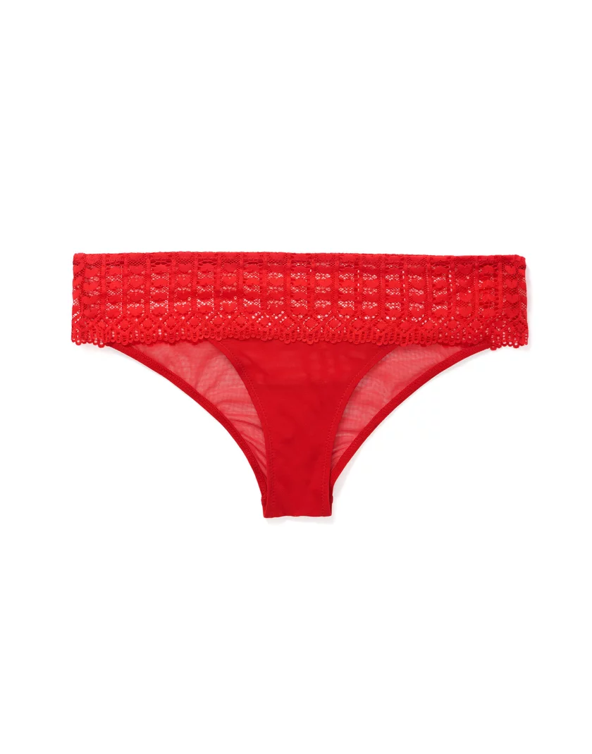 Nymphadora Cheeky Dark Red panty bundle Still 1