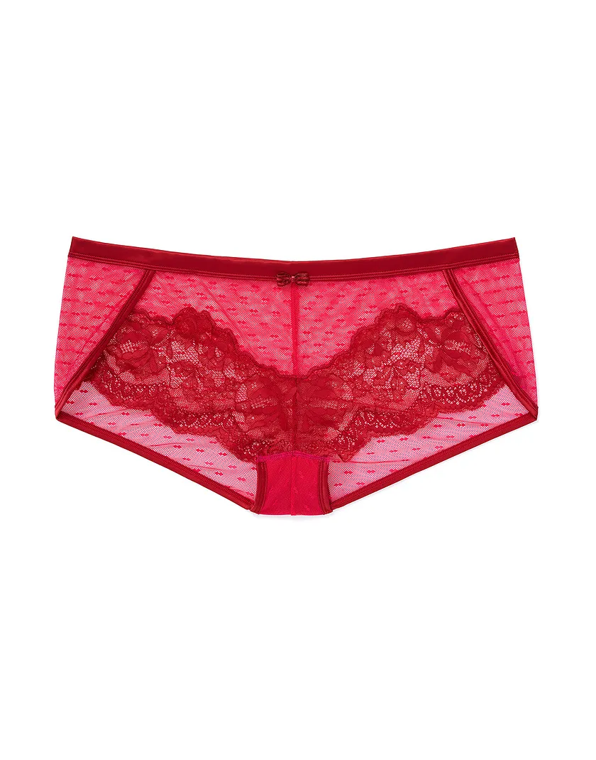 Lark Shortie Dark Red panty bundle Still 3