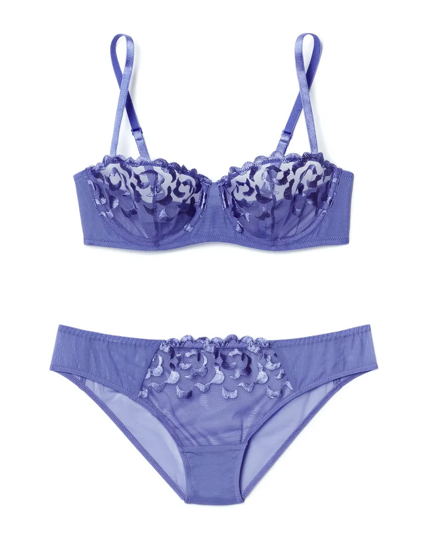 Tiana Dark Purple 2 Unlined bra bundle Still 4