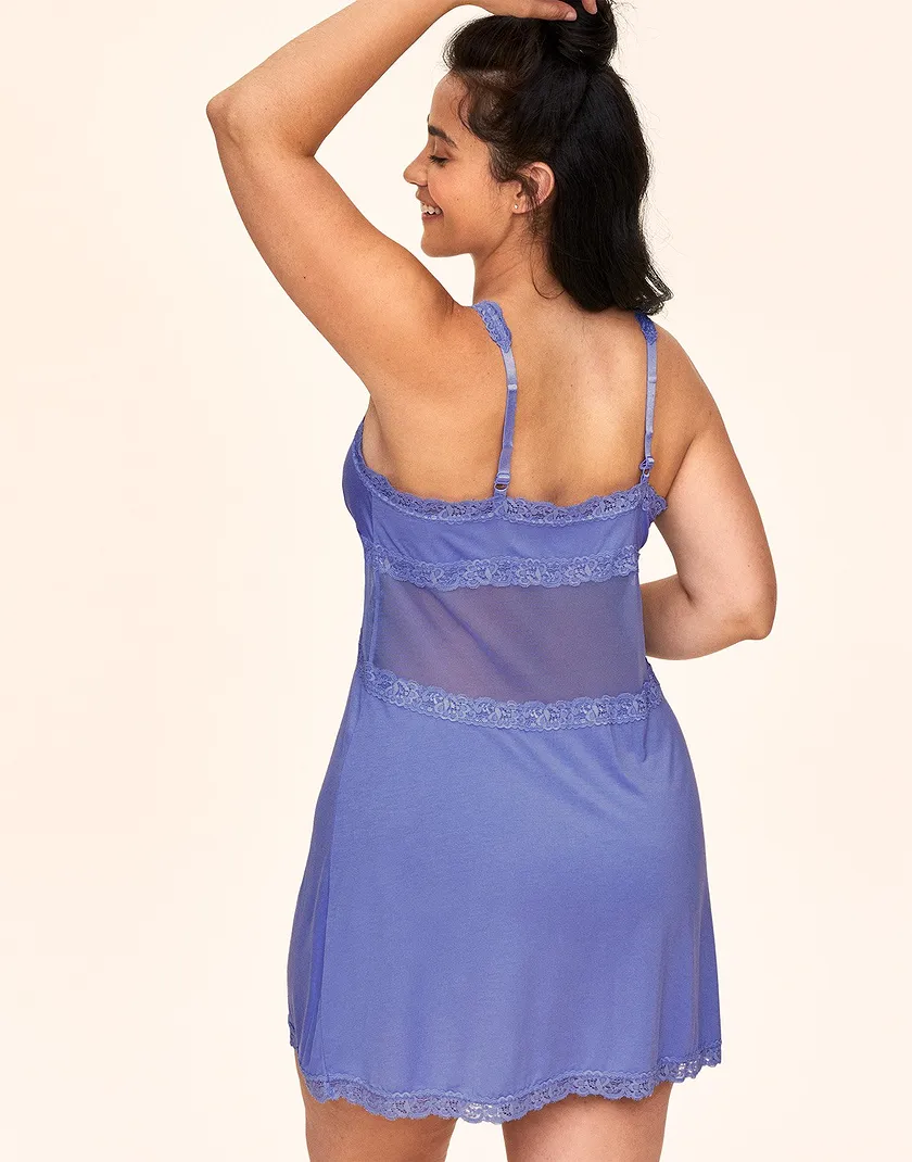 Primrosa Dark Purple Plus sleepwear bundle Model 6