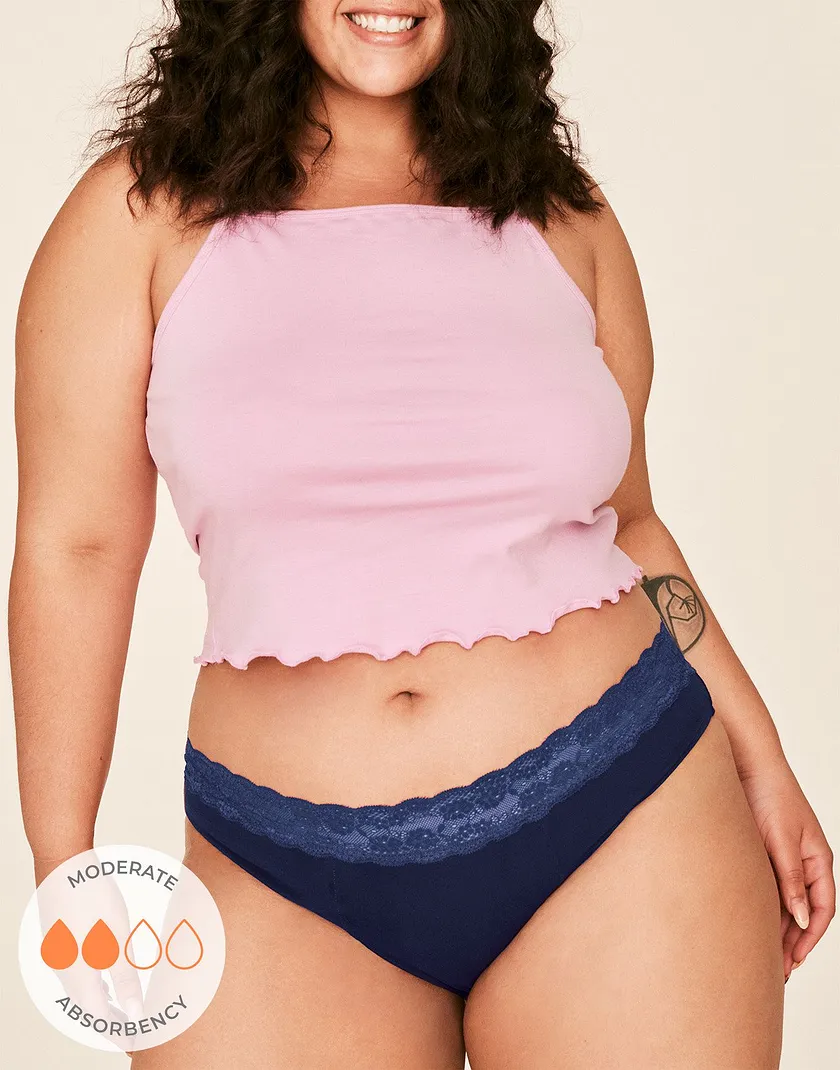Alice Bikini Dark Blue 2 Plus panty bundle Model 5