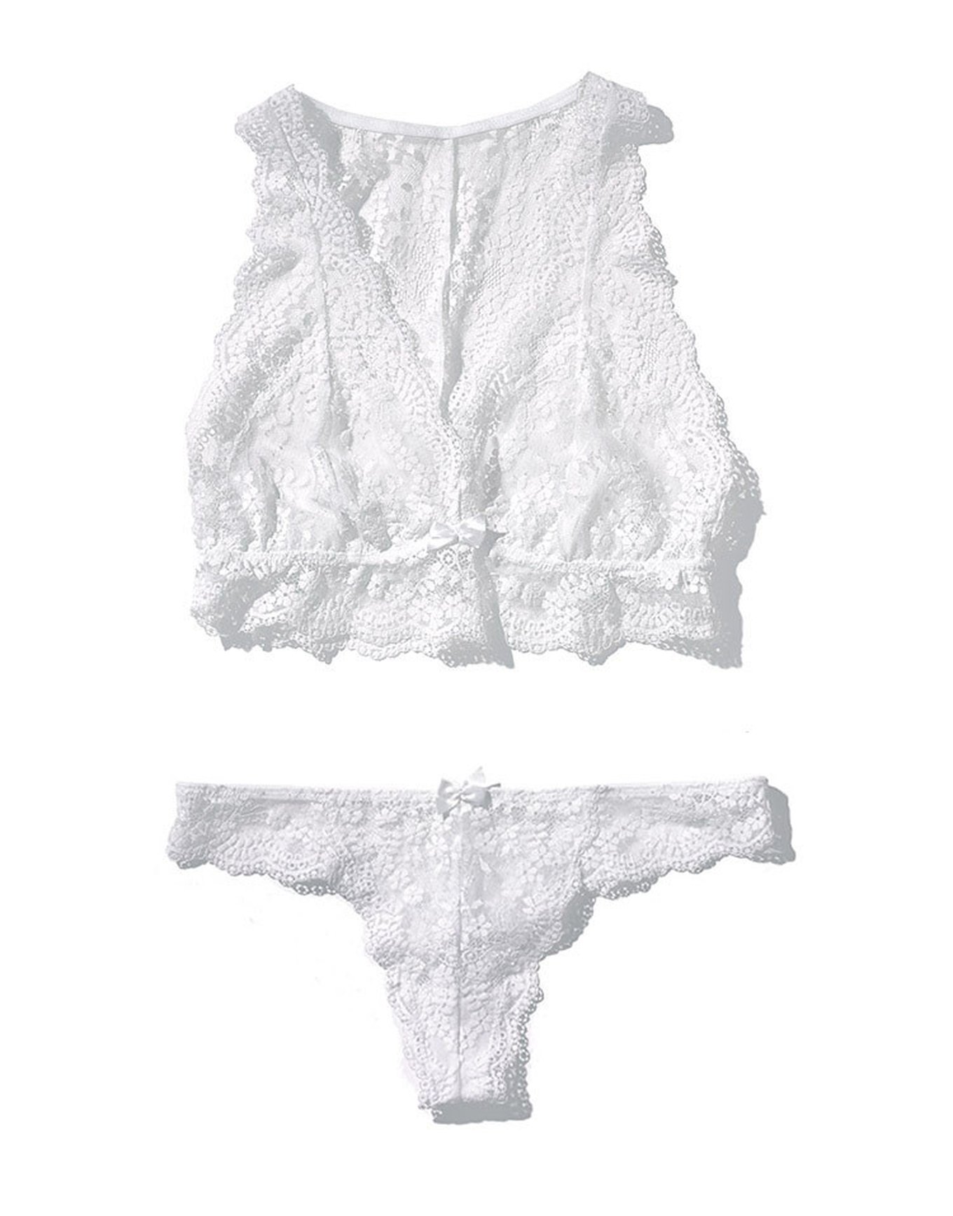 Unlined Bralette 100 White