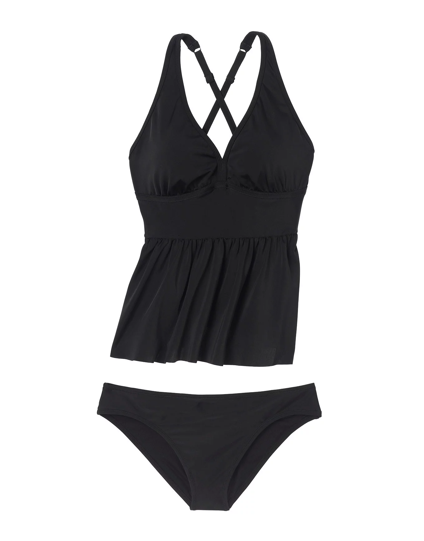 Brinna Black Plus Tankini, XL