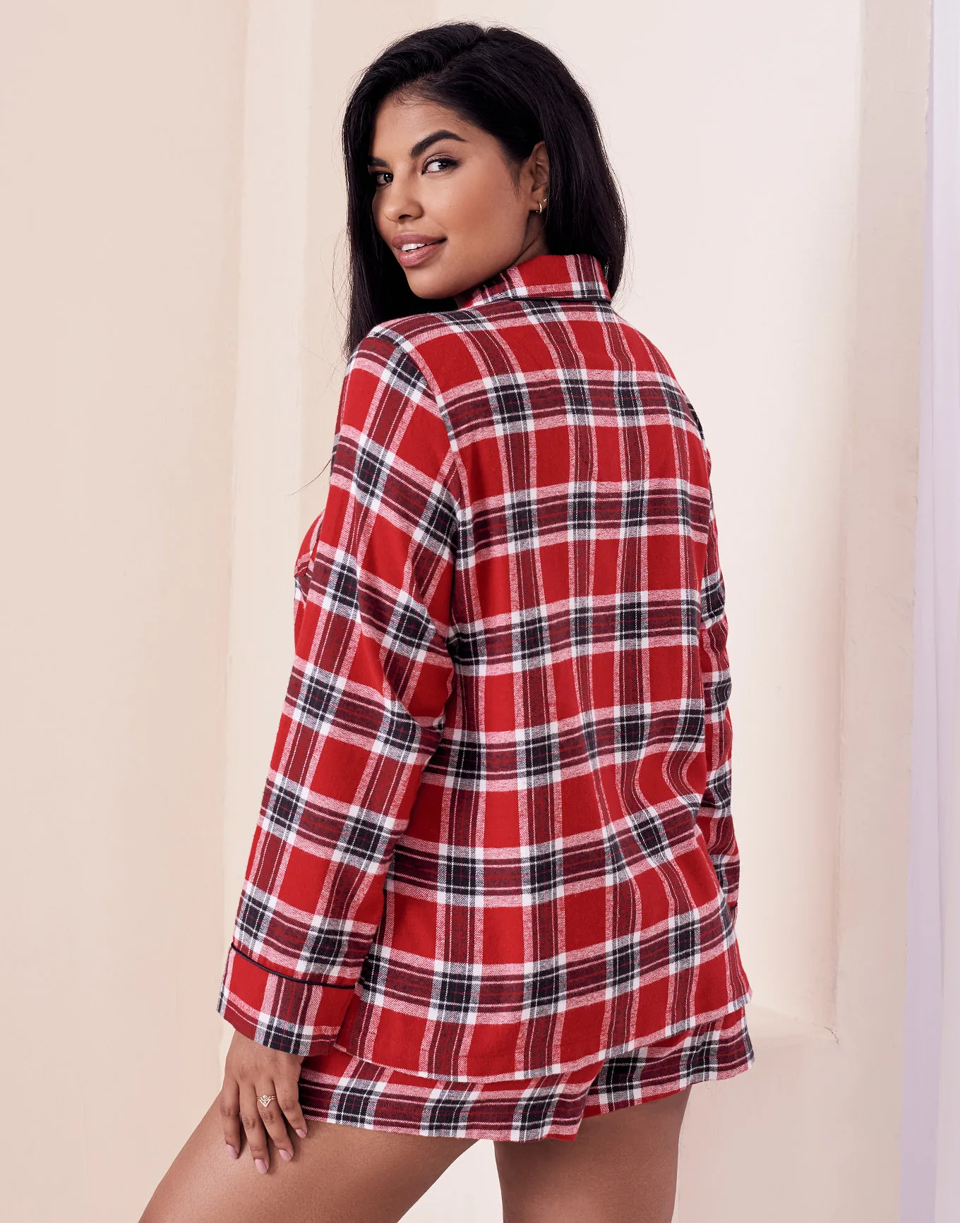 Red Pj Rexture Pasha Plaid Red PJ, XS-4X | Adore Me