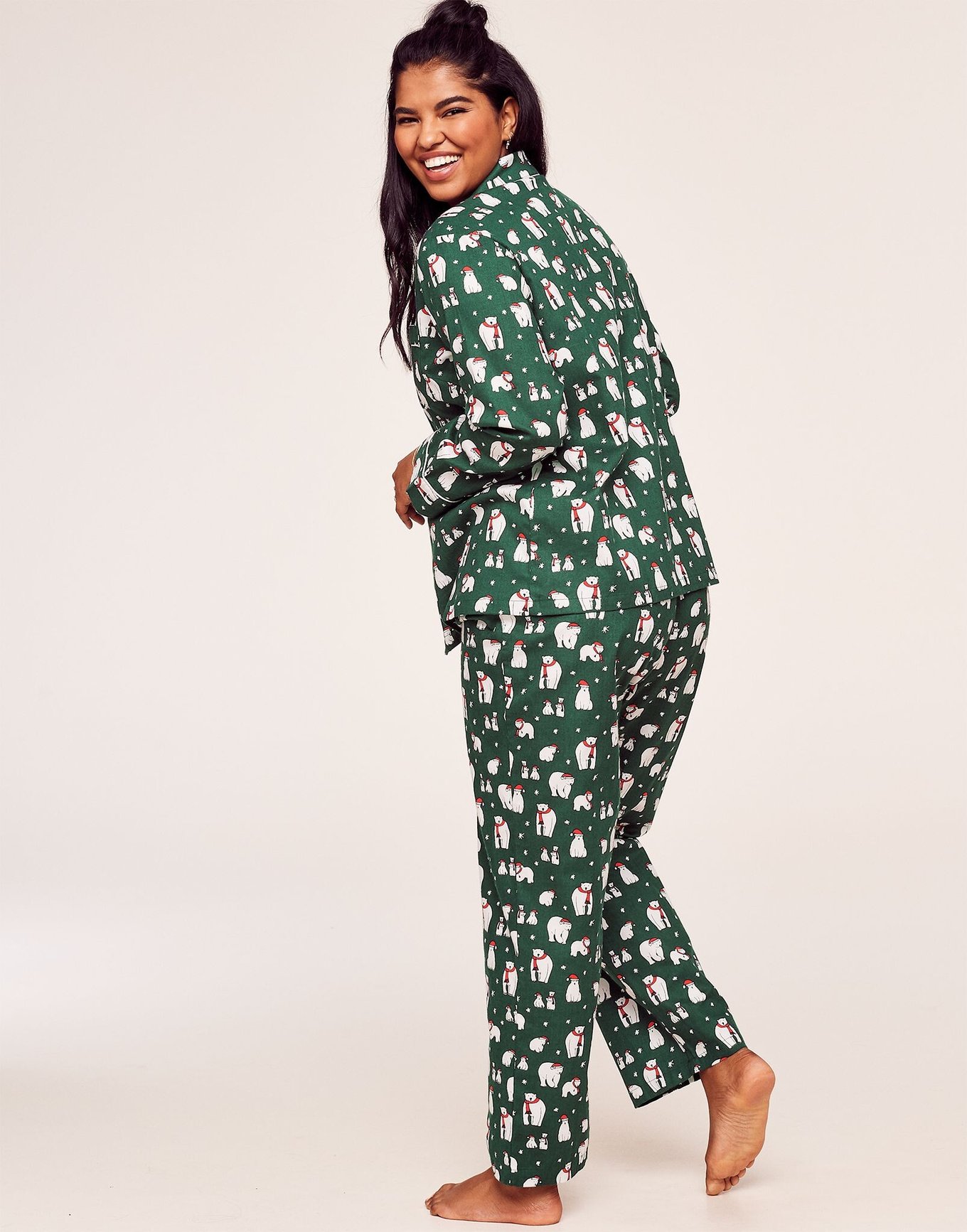 Maggie Convo Green Plus Long PJ Set, XL-1X | Adore Me