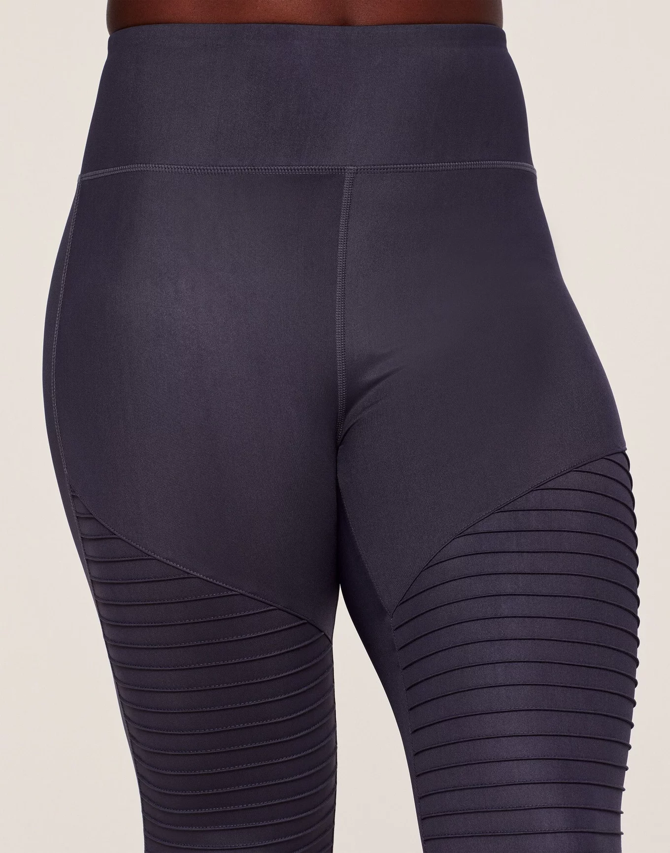 Mia Moto Legging Dark Black High Waist, XS-XL