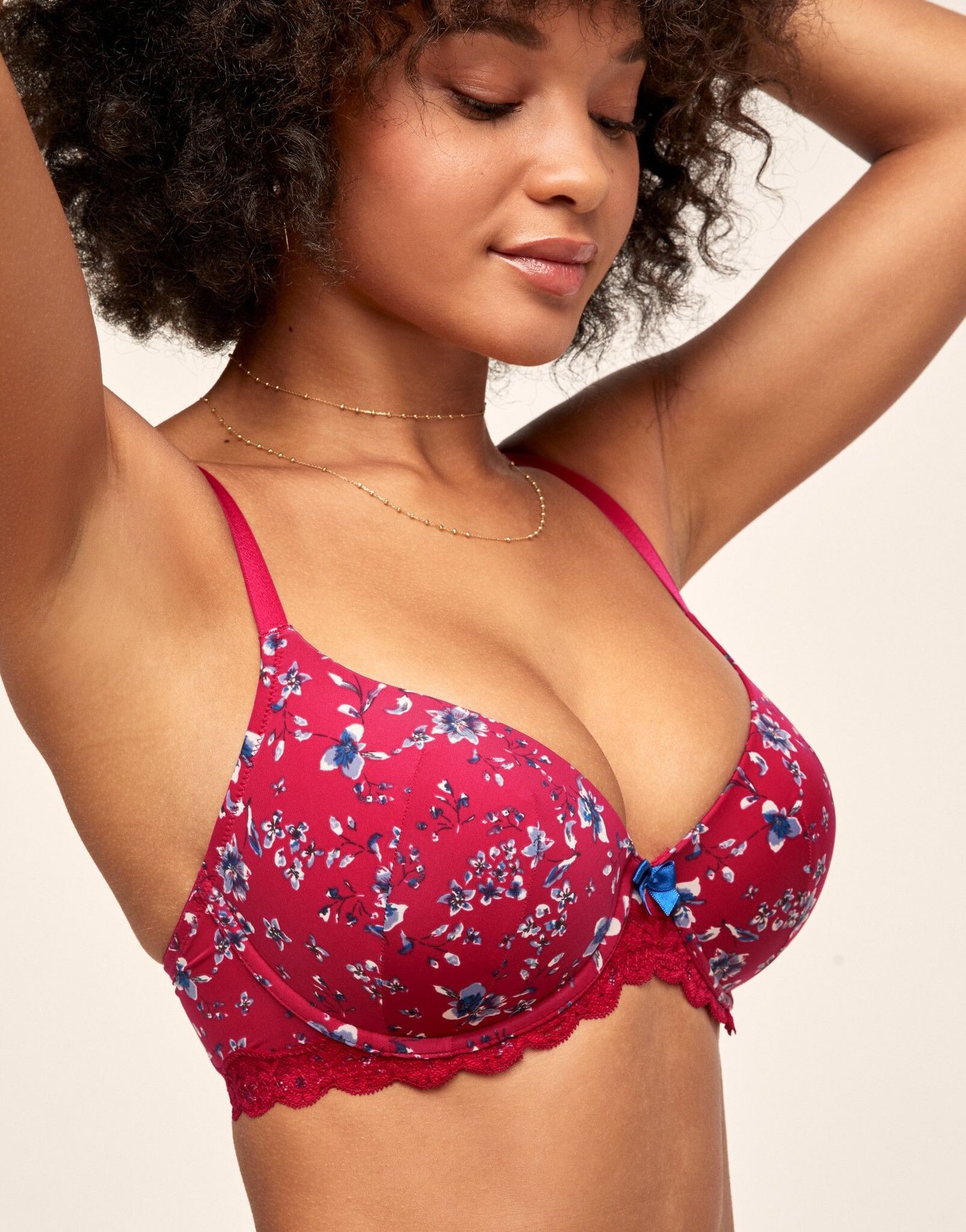 Lucky Full Cup Underwired Bra in Red