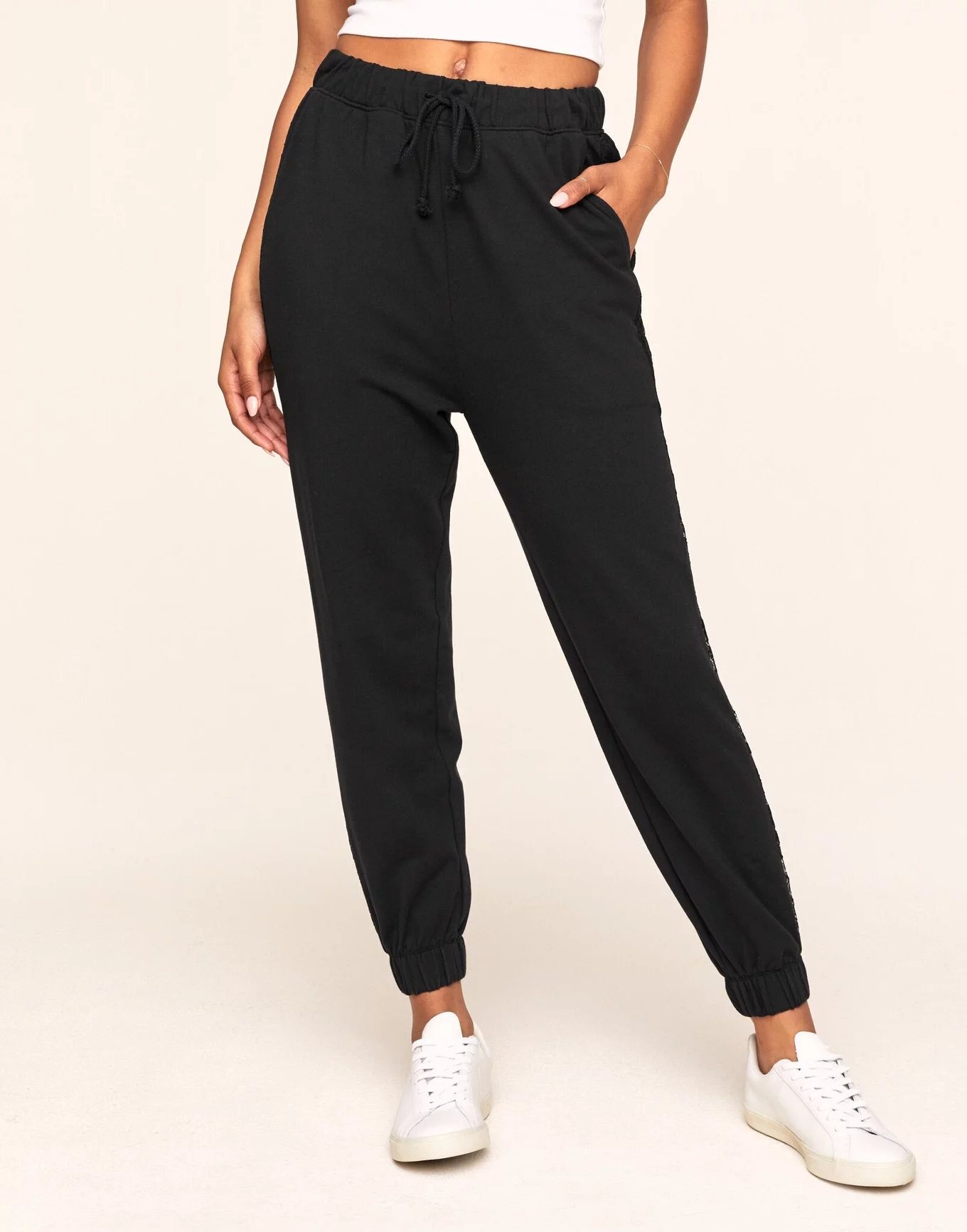 Black Oversized Joggers - Erica  Women pants casual, Pants for