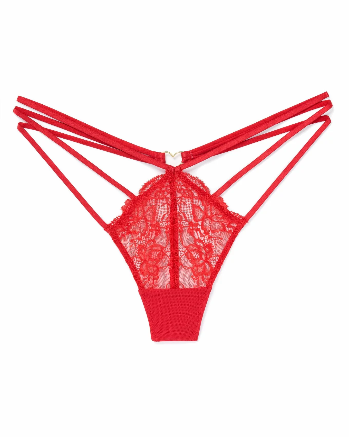 Kimberly Thong Dark Red Plus Brazilian Thong, XL-4X | Adore Me