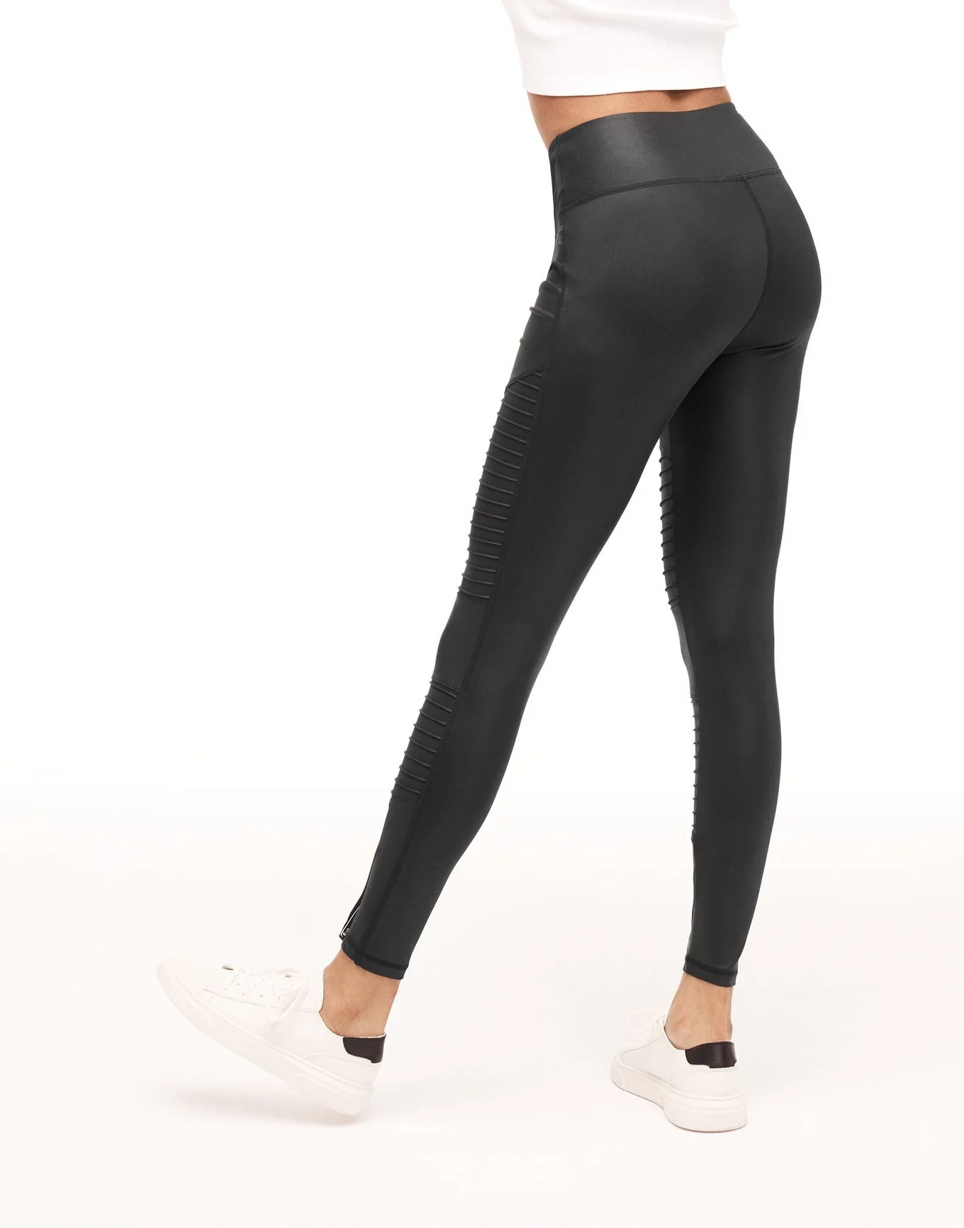 Yes Flâneuse Maya Short Length High Waisted Leggings Black Beauty