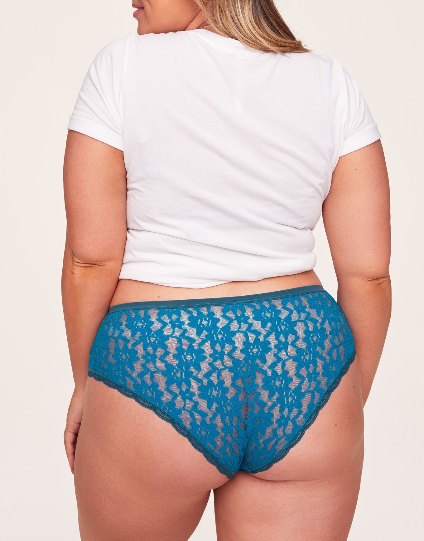 Contrast Lace Cheeky Panty