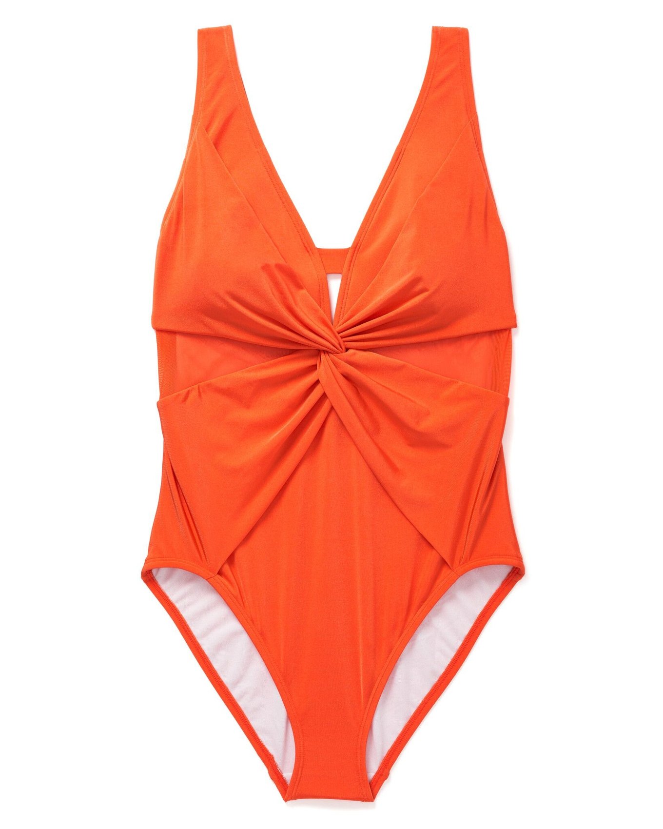 dark orange swimsuit