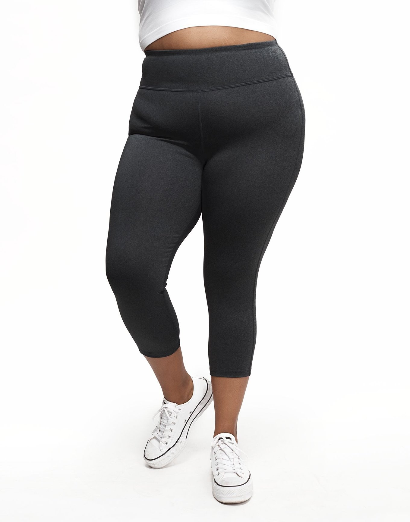 Haley Heathered Crop