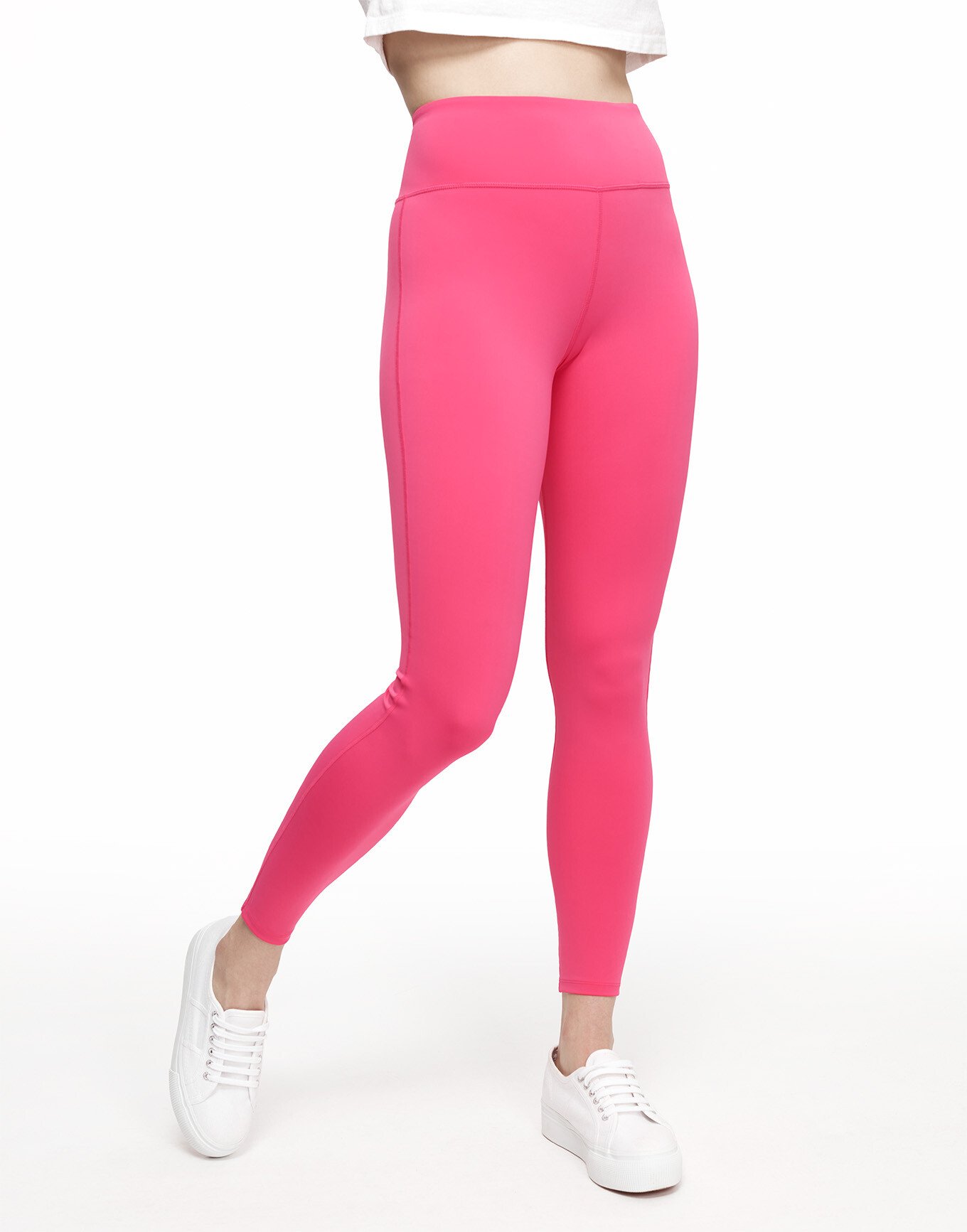 CAICJ98 Womens Leggings Cotton Women's Extra Long Leggings Tall Leggings  Over The Heel High Waisted with Back Pockets Hot Pink,XXL 