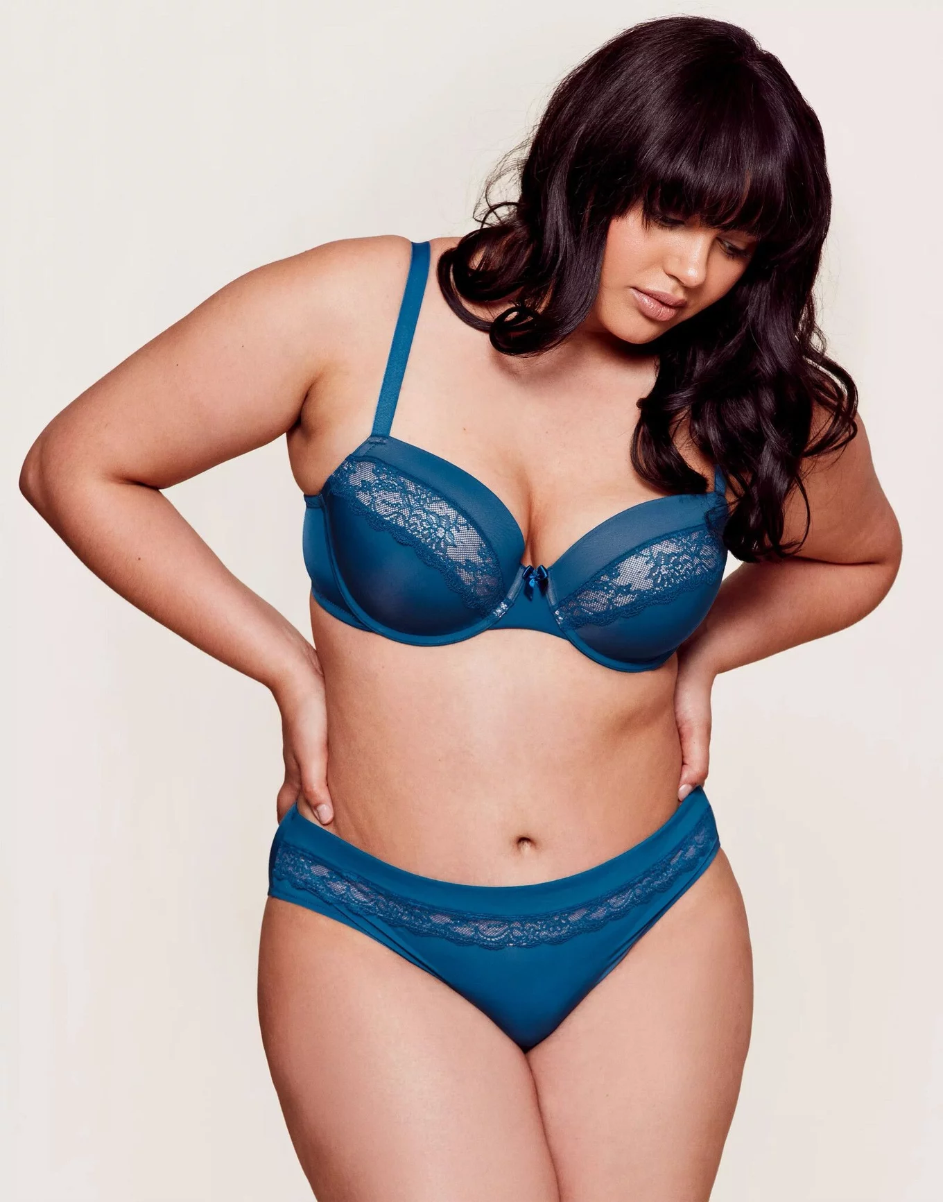 Andrelisa Dark Blue 2 Plus Contour Balconette, 38DDD-46DD