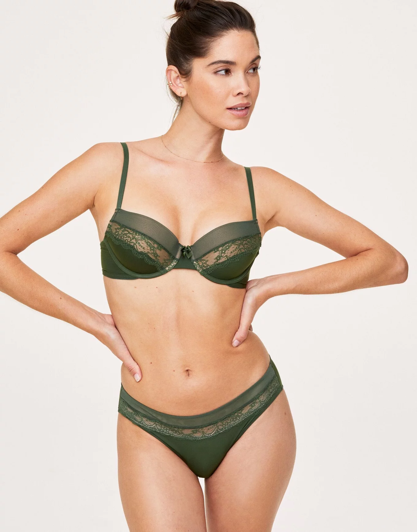 Adore Me - Andrelisa Contour Plus  Matching bra and panty, Bra and panty  sets, Chic bra