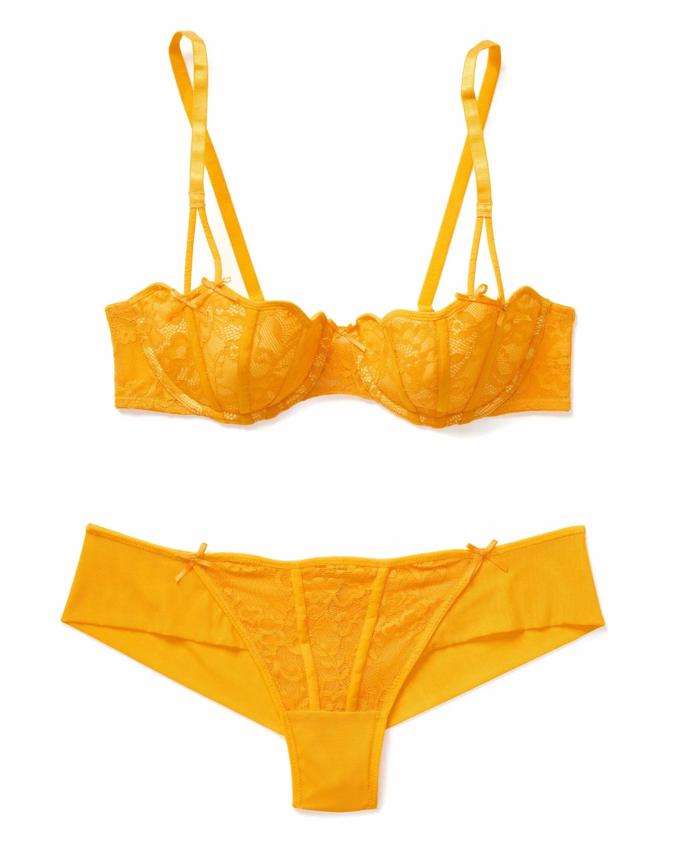 Yellow lingerie set