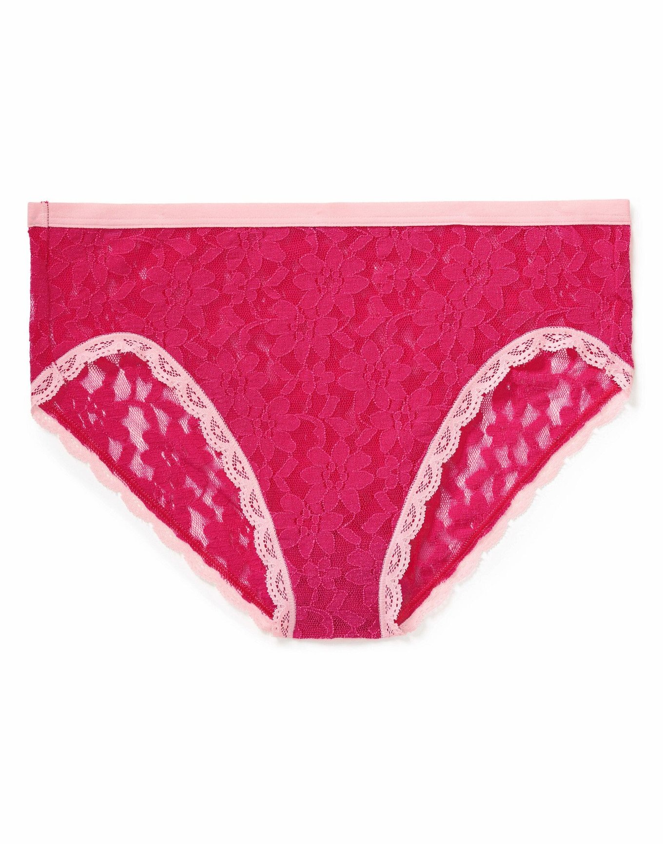 Stina High Cut Dark Pink 2 Plus High Cut | Adore Me