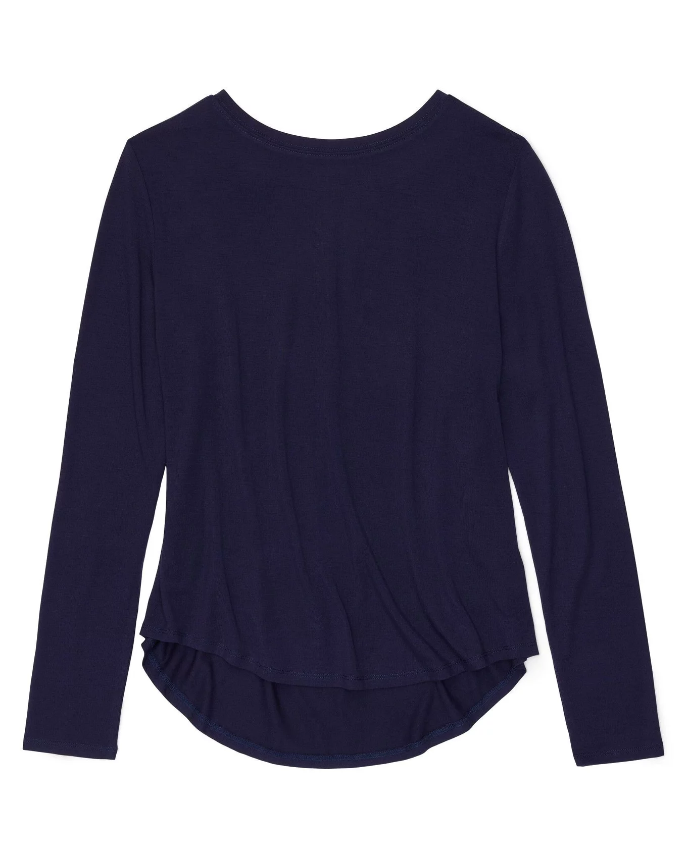 Molly Longsleeve Dark Blue Plus Soft Jersey Long Sleeve, 1X | Adore Me