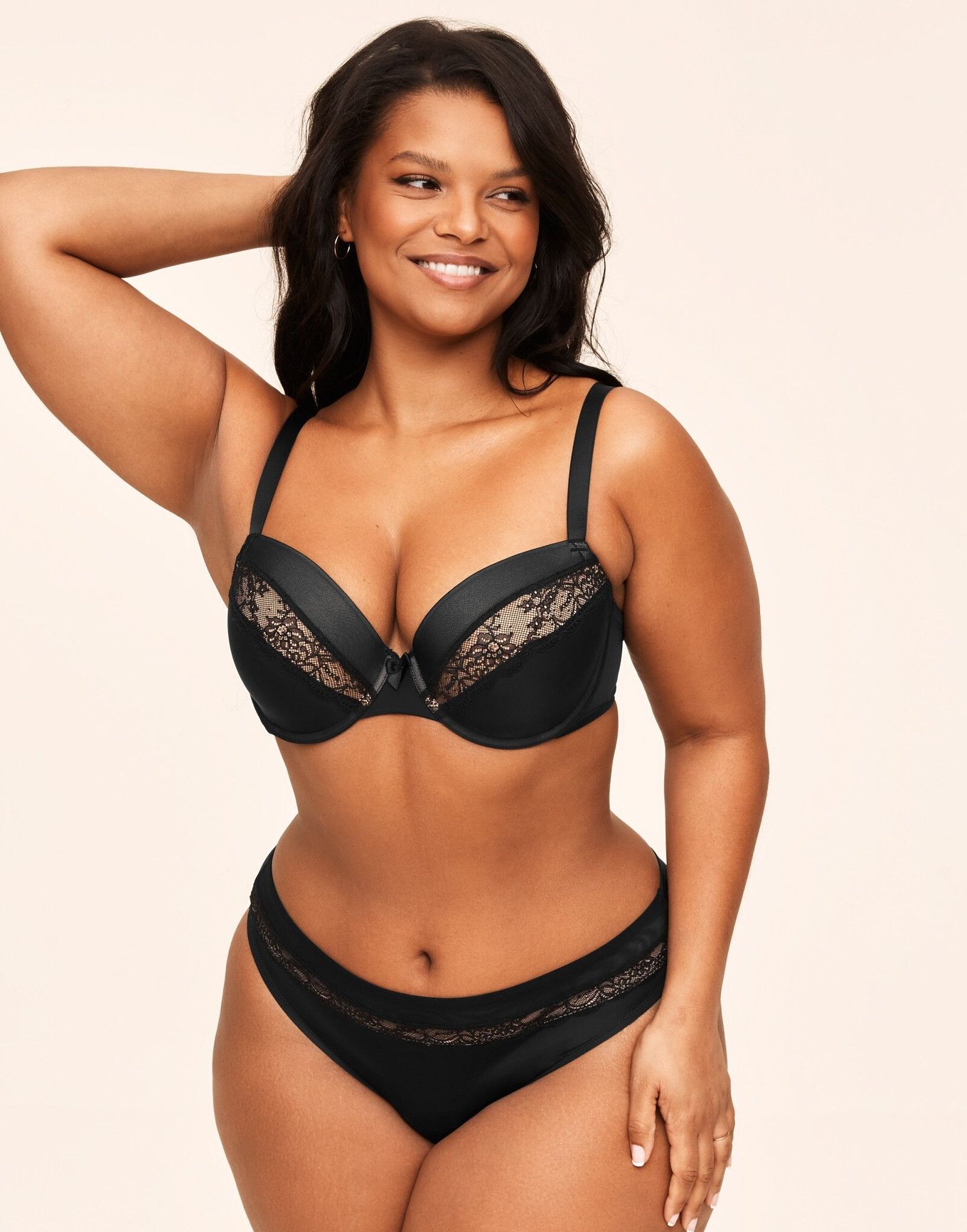 Adored by Adore Me Women's Bella Brazilian Underwear, Sizes up to 3XL 