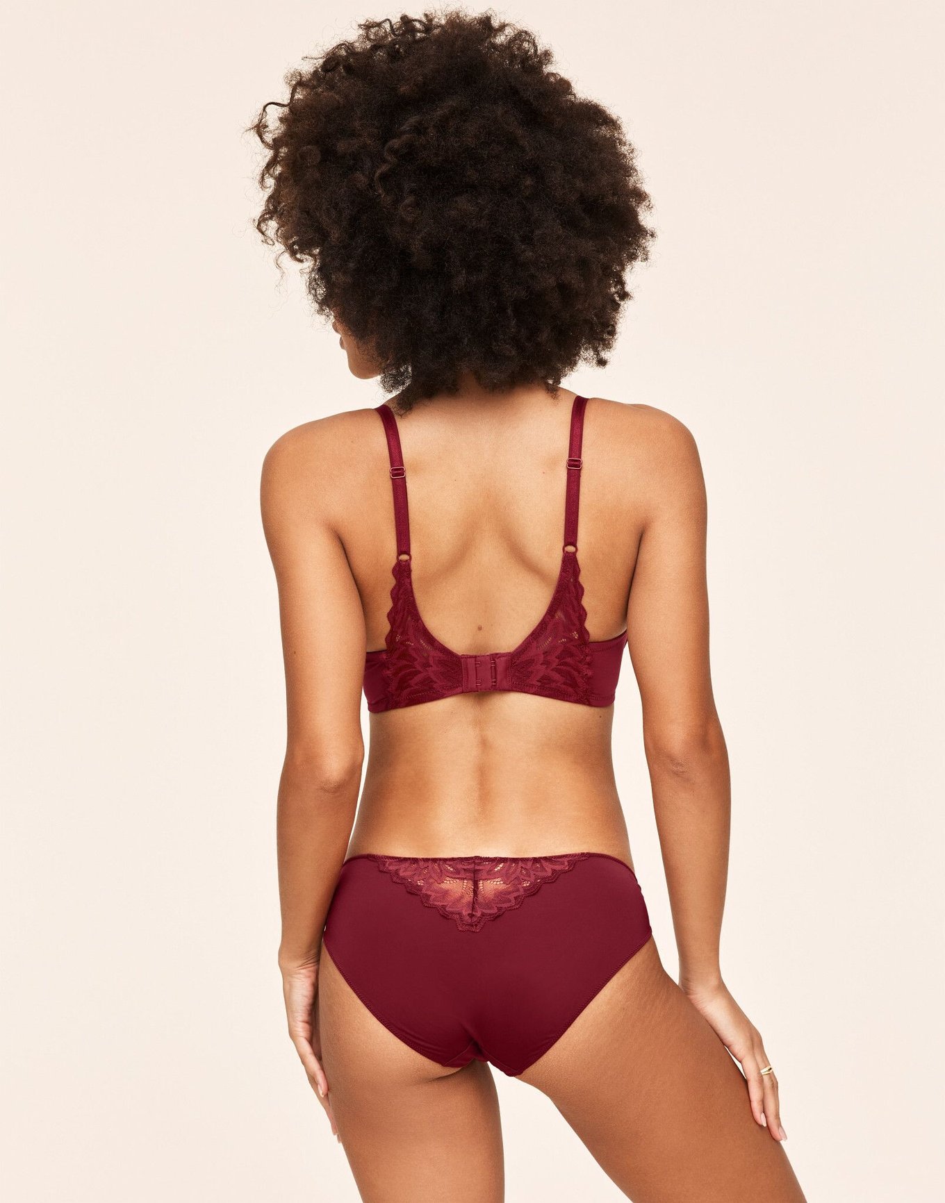 Adelina Push Up Plunge Rd0035 Red
