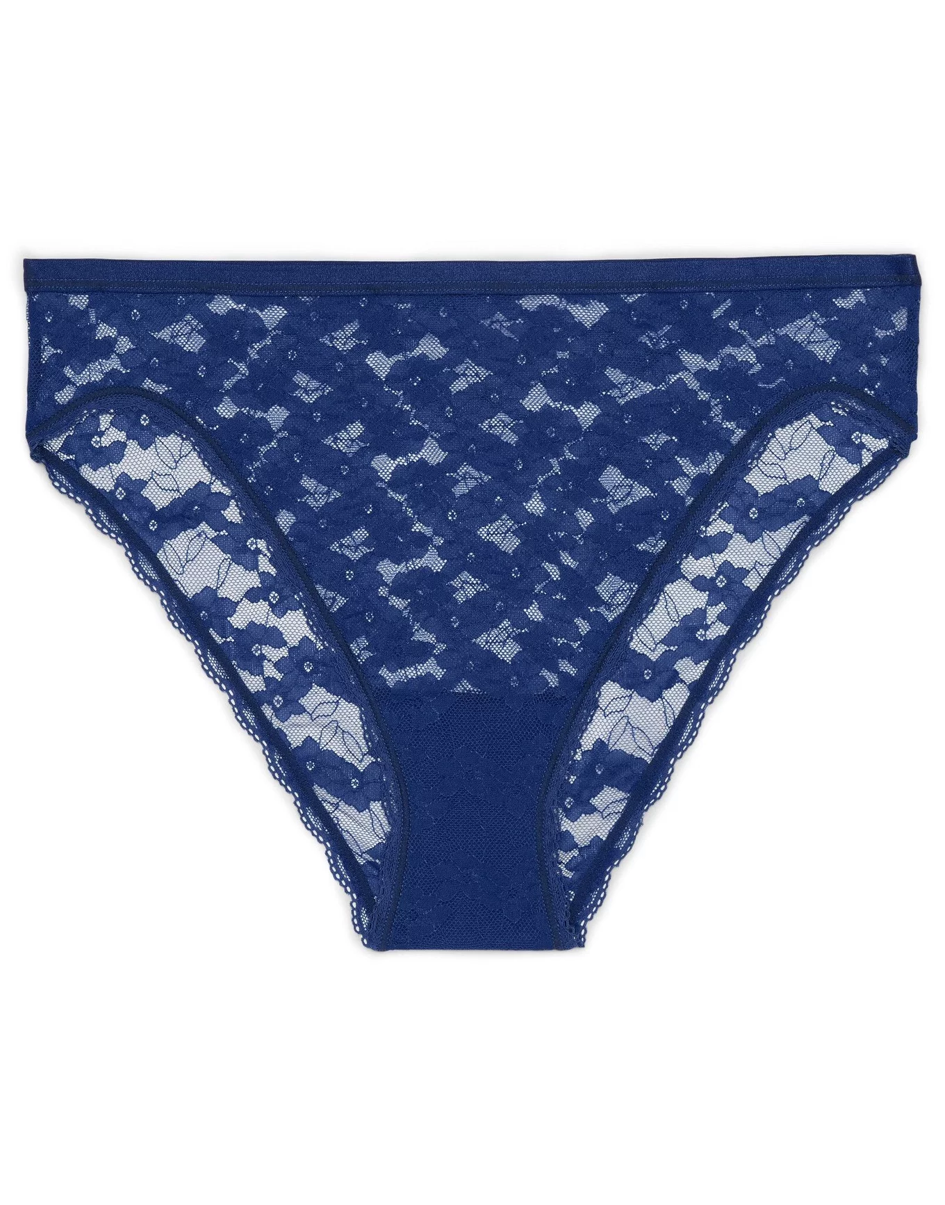 blue lace panty