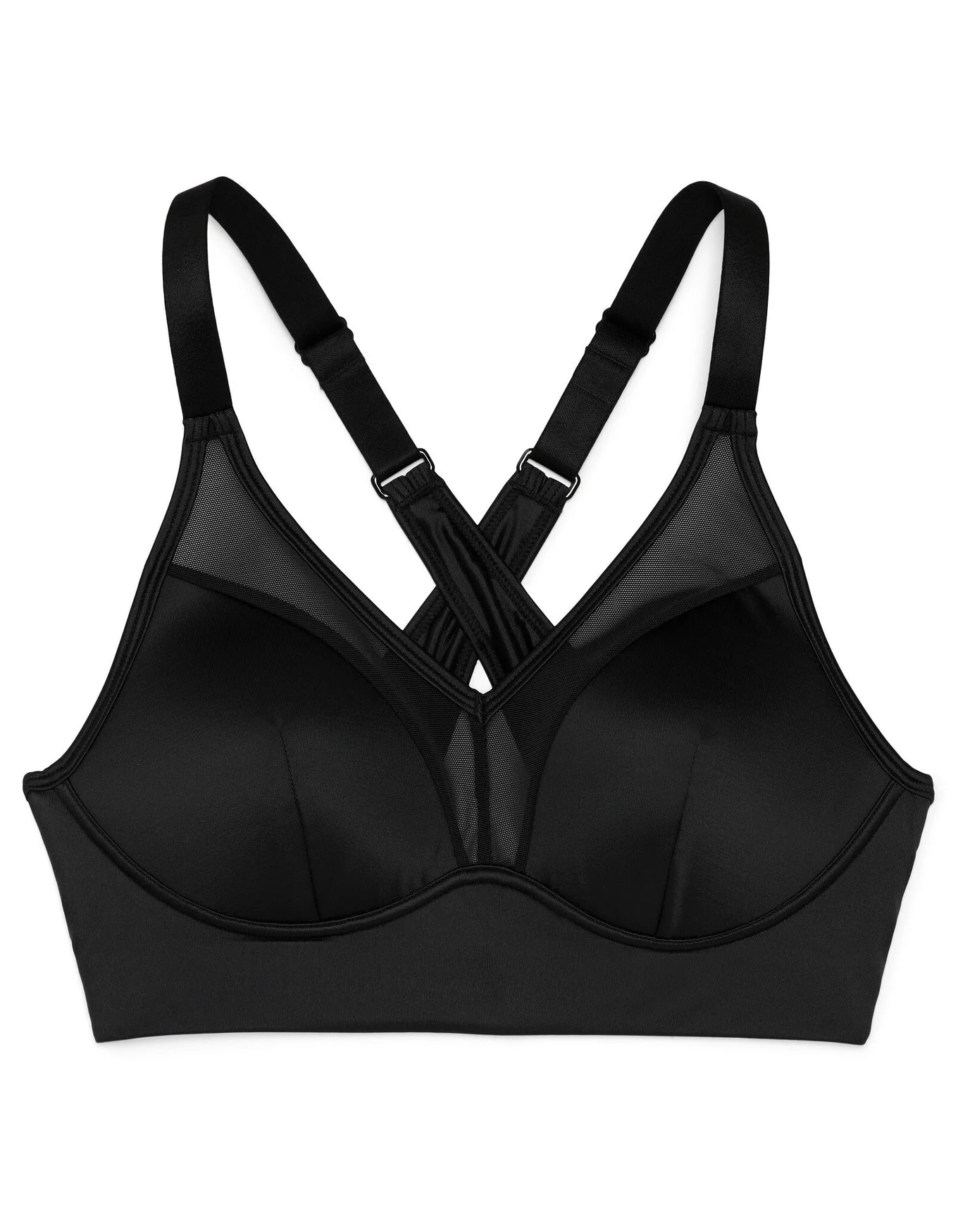 Next womens Moala Sport Bra Bikini Top, Black, 32 32B US at