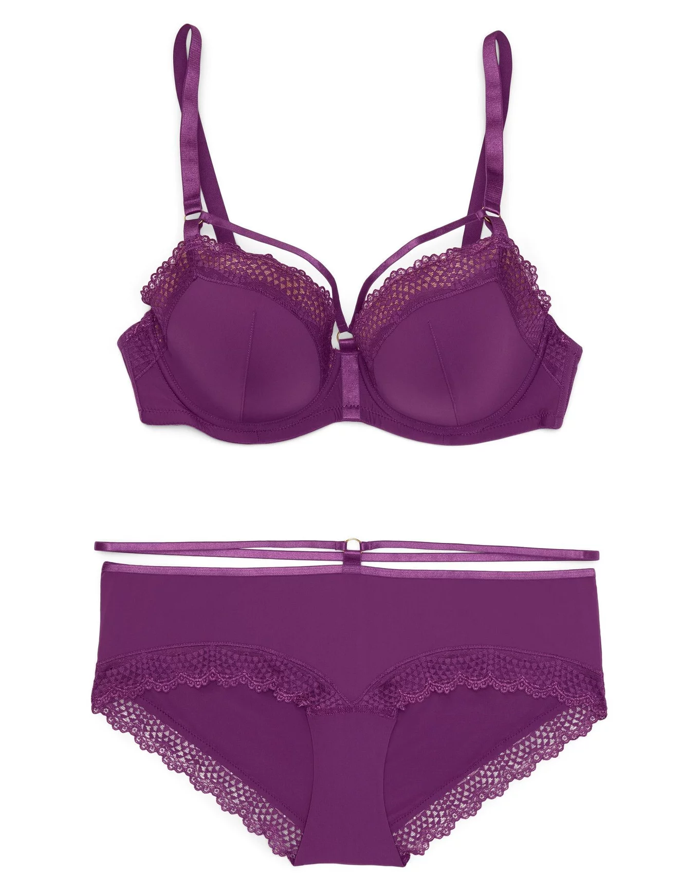 Buy Victoria's Secret PINK Misty Lilac Purple Regular Cup Lace Unlined Triangle  Bralette from Next Estonia
