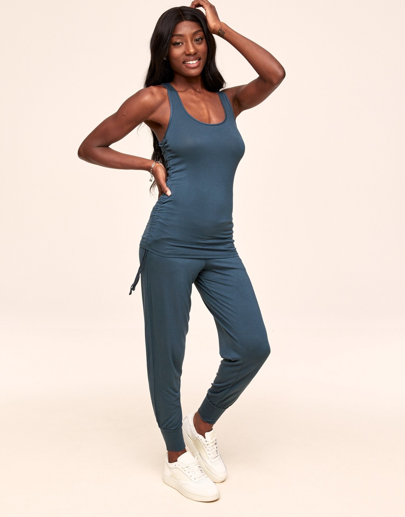 Jayden Dark Blue Tank and Pant Set, XS-XL | Adore Me