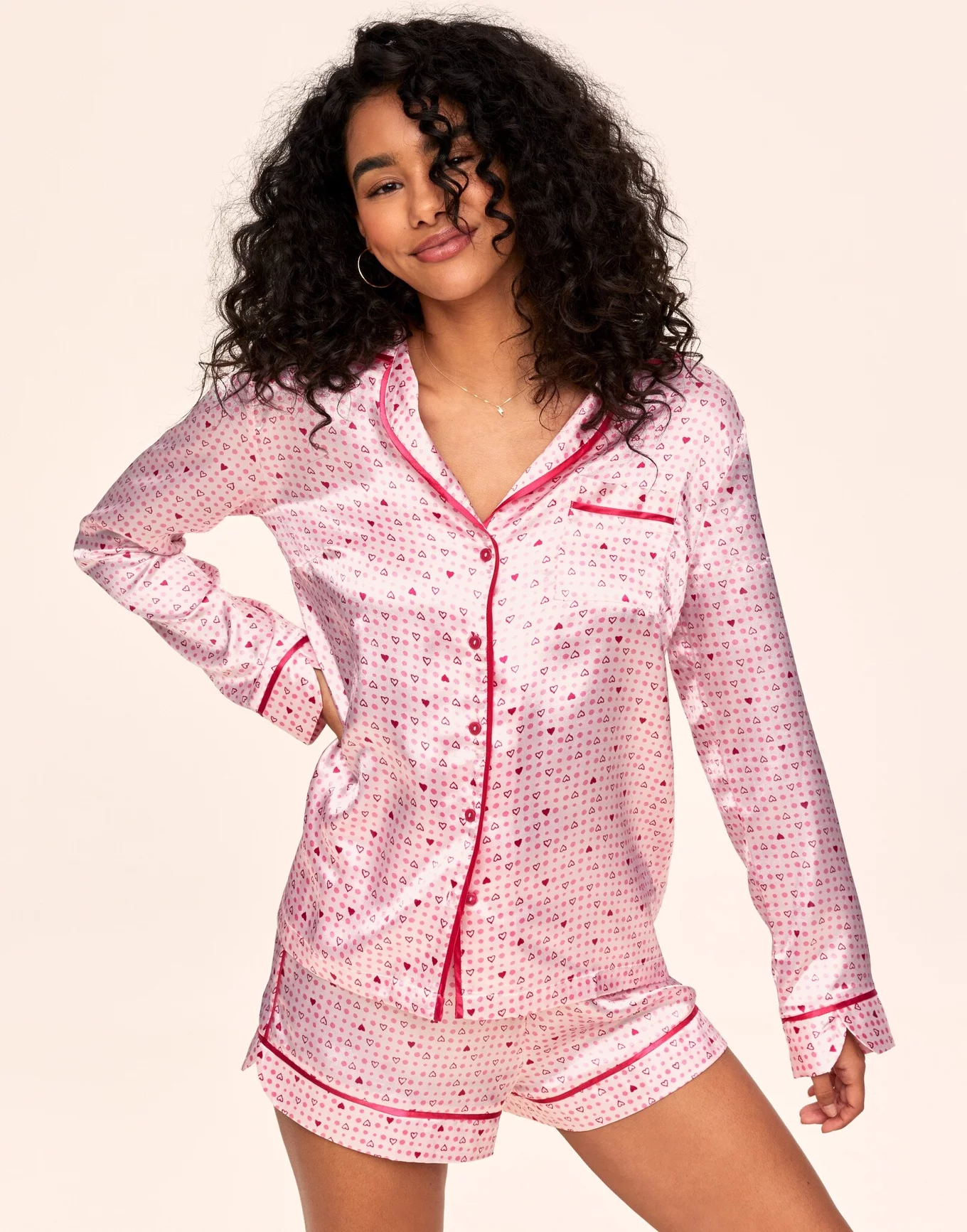 Victorias Secret Satin Lounge Pajamas Pants Pink Zebra Print Small