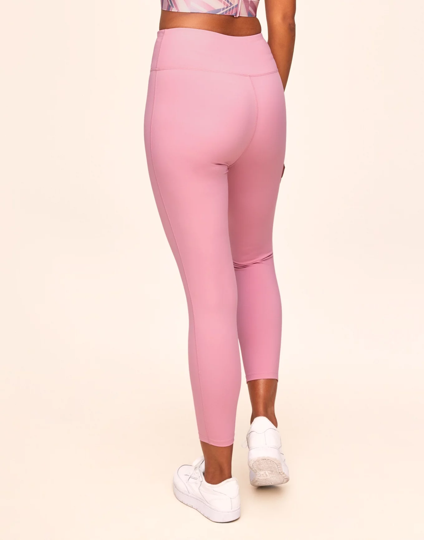 New M Pink Seamless Workout Medium Legging Lilac Ombre Victoria Secret