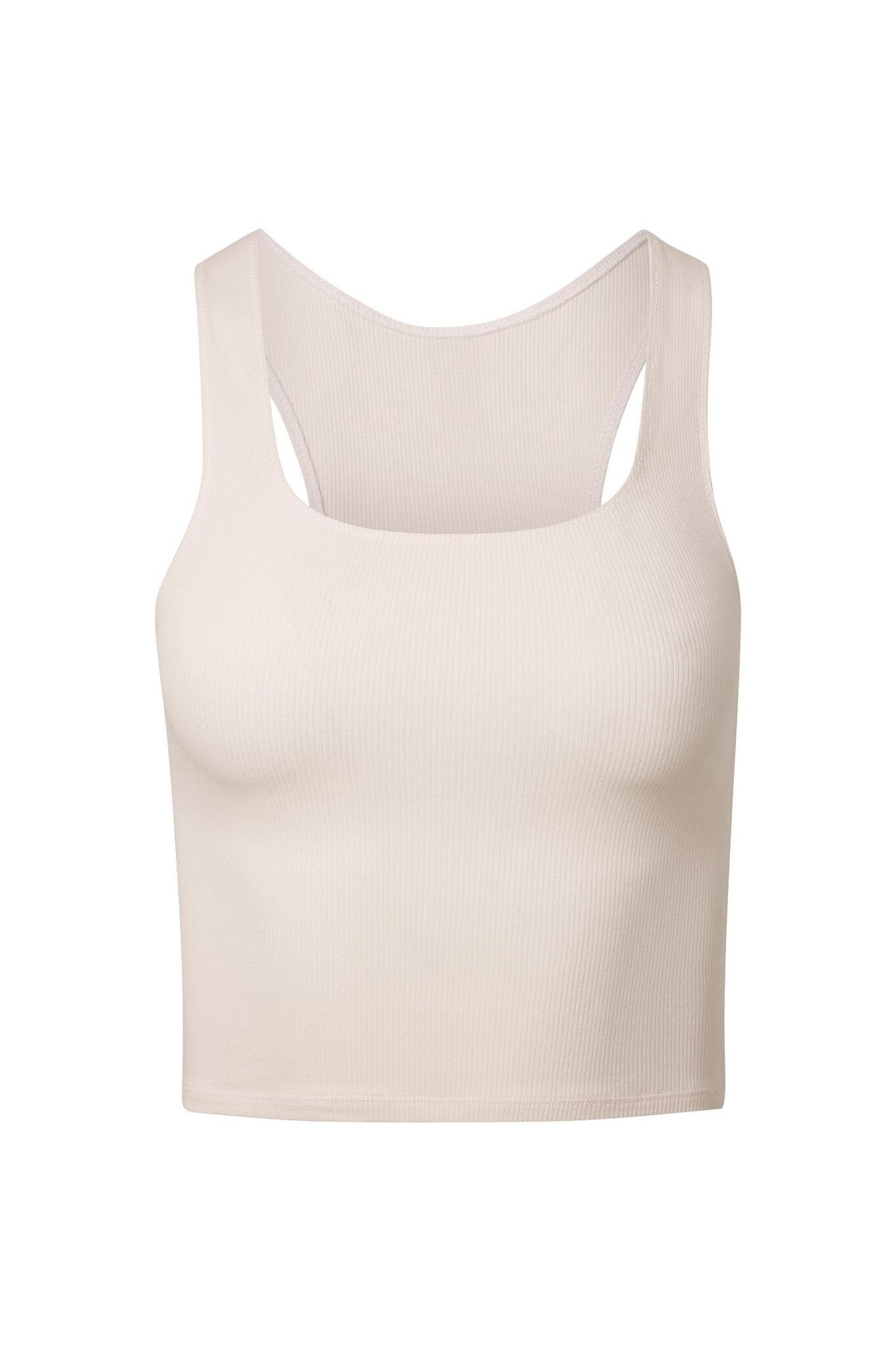 Nike Mock-neck Cropped Support Cami In White/black