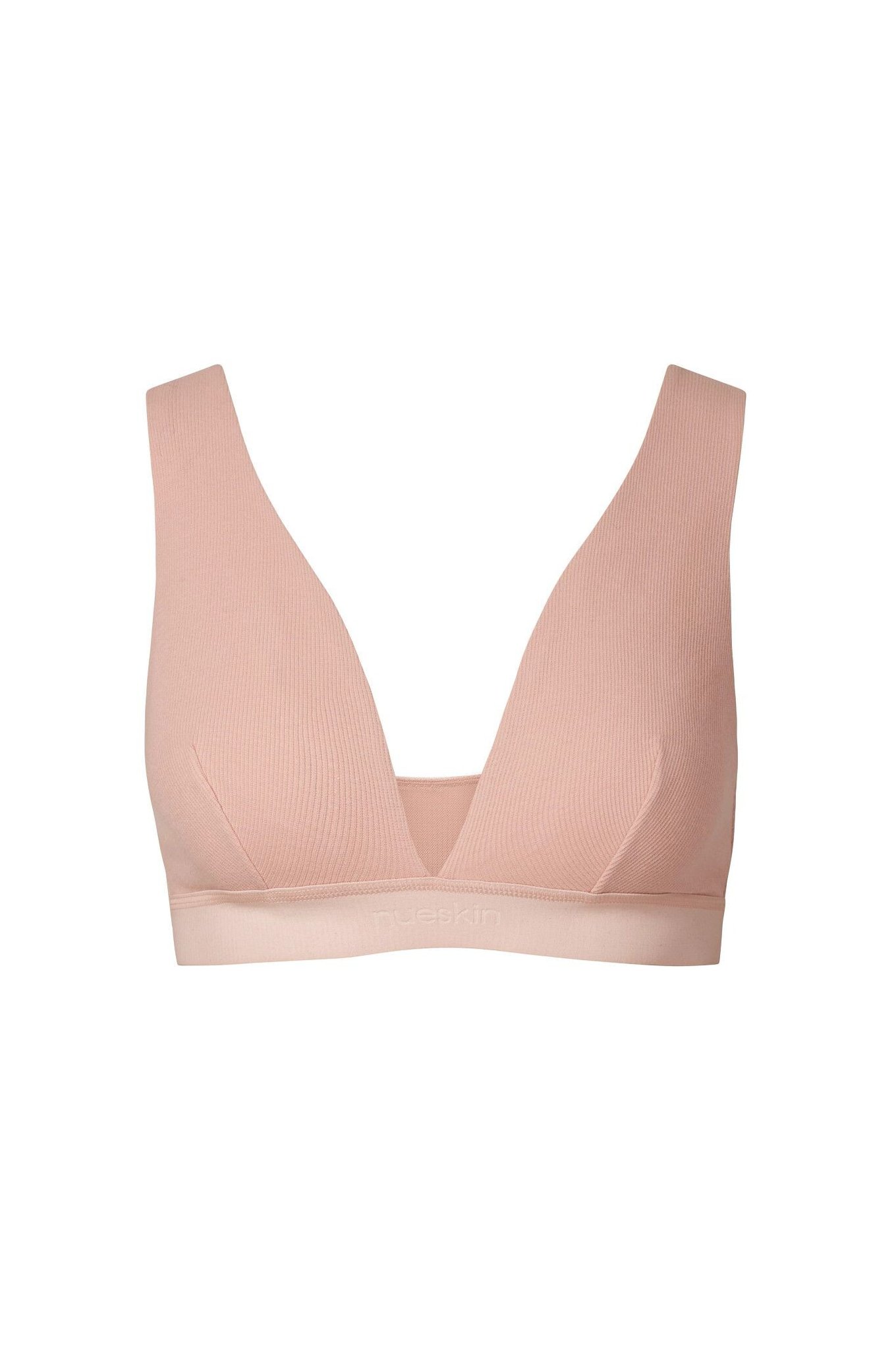 Cotton Bras for Women No Underwire Padded Wireless Bra Ribbed Seamless Bra  Bralettes with Support, Pink, Large : : Clothing, Shoes &  Accessories