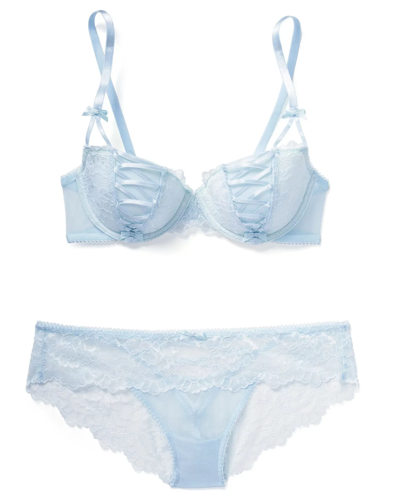 This Seriously Sexy bra + panty set is a *blue mood* (and it's $39