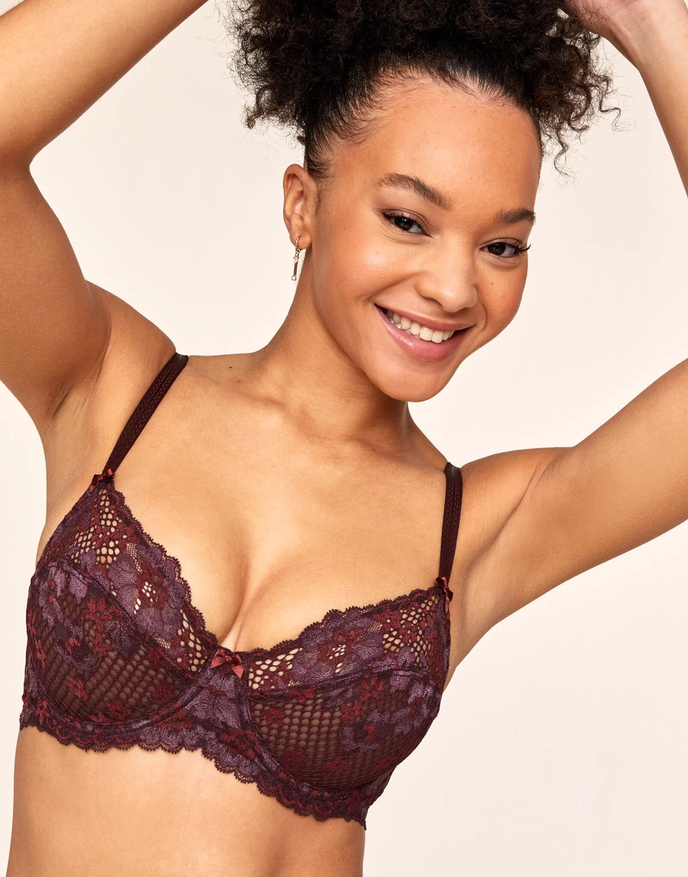 Adore Me Cinthia Unlined Full Coverage Women's Bra Plus and Regular Sizes 