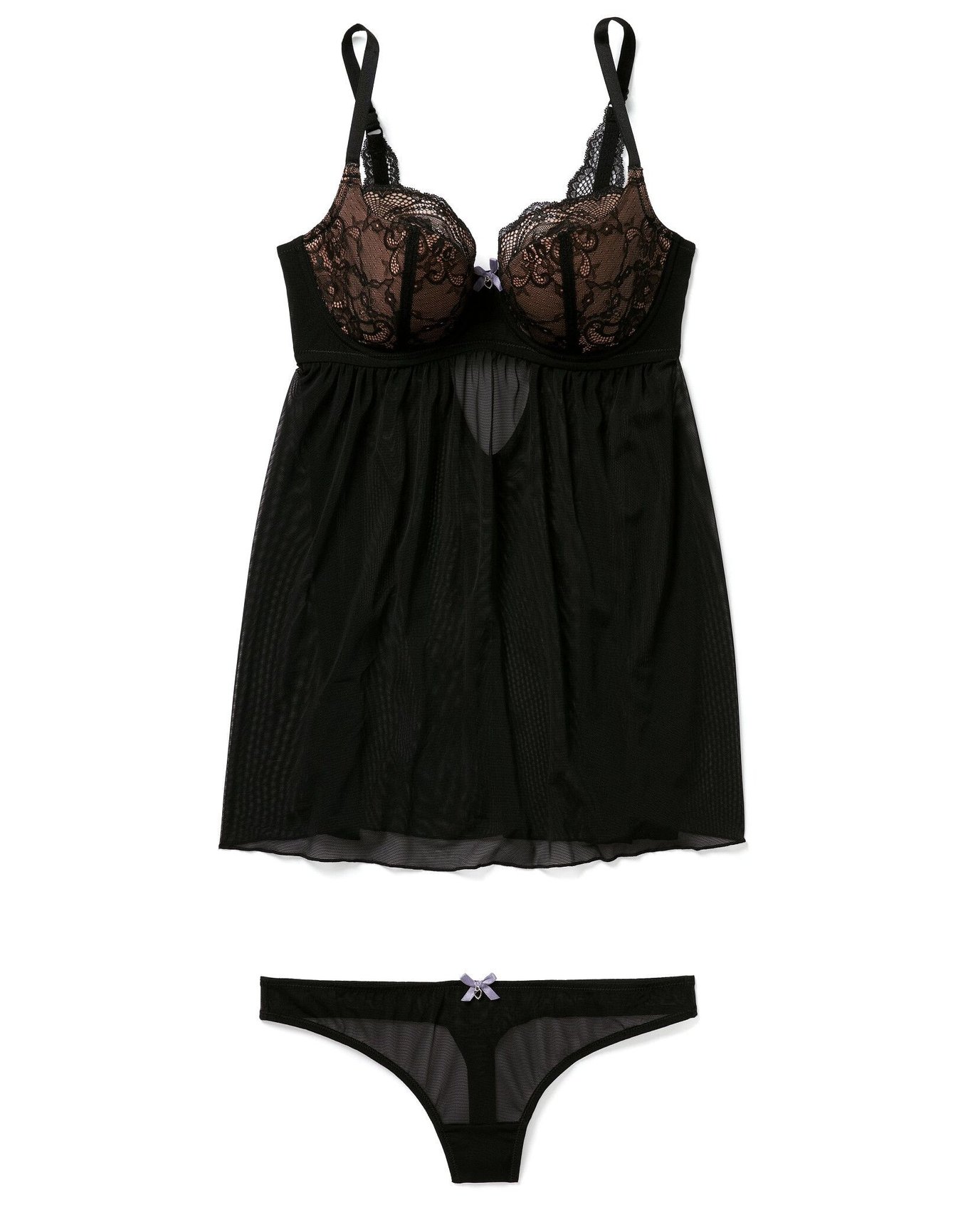 Adore Me 2024 Black Ella Contour Lingerie Top